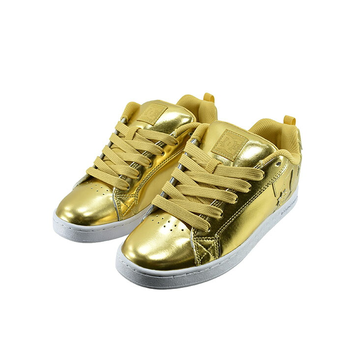 ディーシー DC Ws COURT GRAFFIK ウィメンズ コート グラフィック (GOLD/GOLD) DW261008 スニーカー ゴールド/ゴールド DC01662 レディース シューズ 靴 28