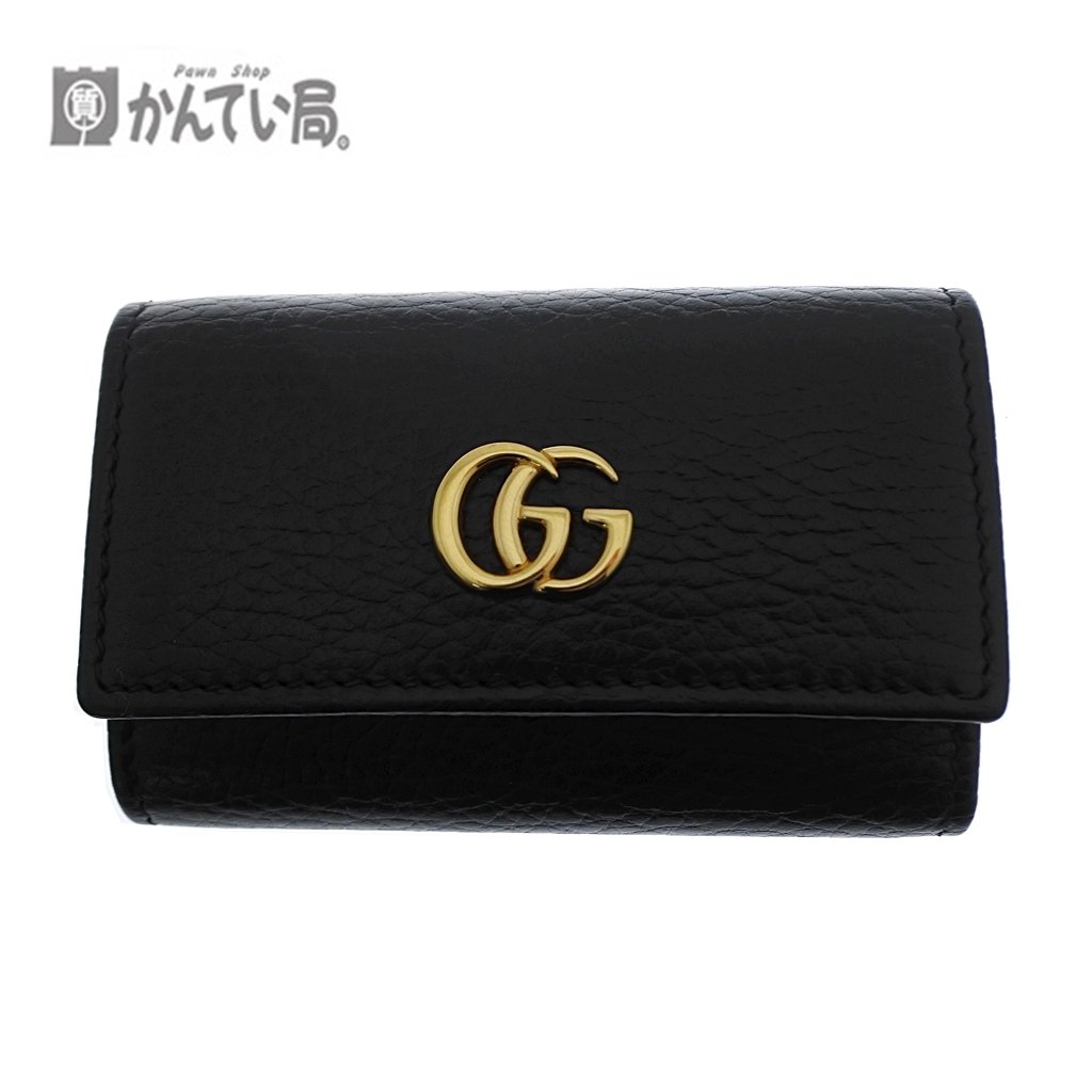 楽天市場】グッチ キーケース/キーホルダー GUCCI 6連 レザー GGロゴ