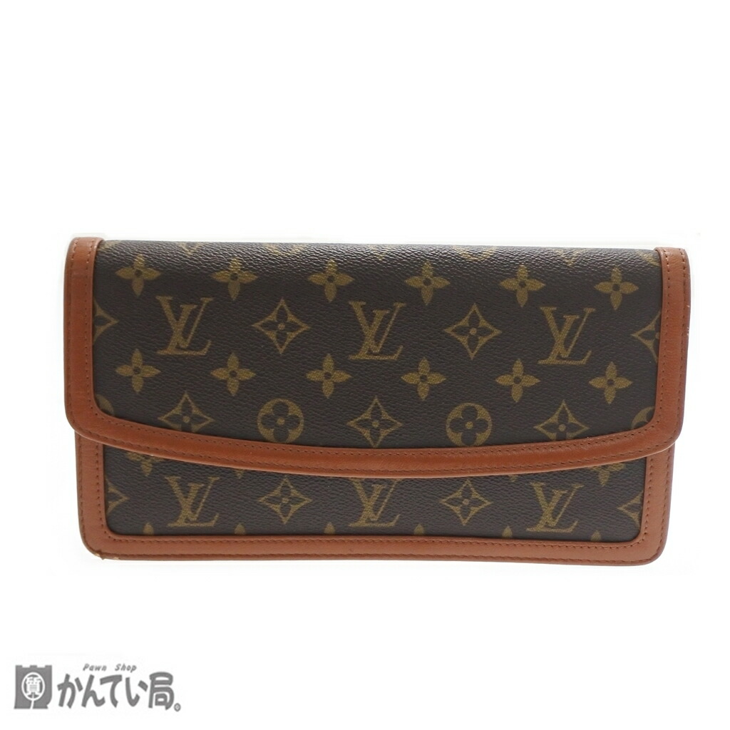 LOUIS VUITTON ルイヴィトン M51812 ポシェット防波堤 PM モノグラム 881TH クラッチペダル御徒面子 二つ目御徒面子 引っかかり開閉式 パウダーコンパクト 【中古】