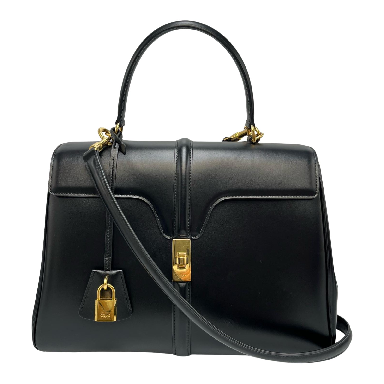 【CELINE】セリーヌ ショルダーバッグ スモール ブラック CELINE セリーヌ ショルダーバッグ SMALL MESSENGER スモール
