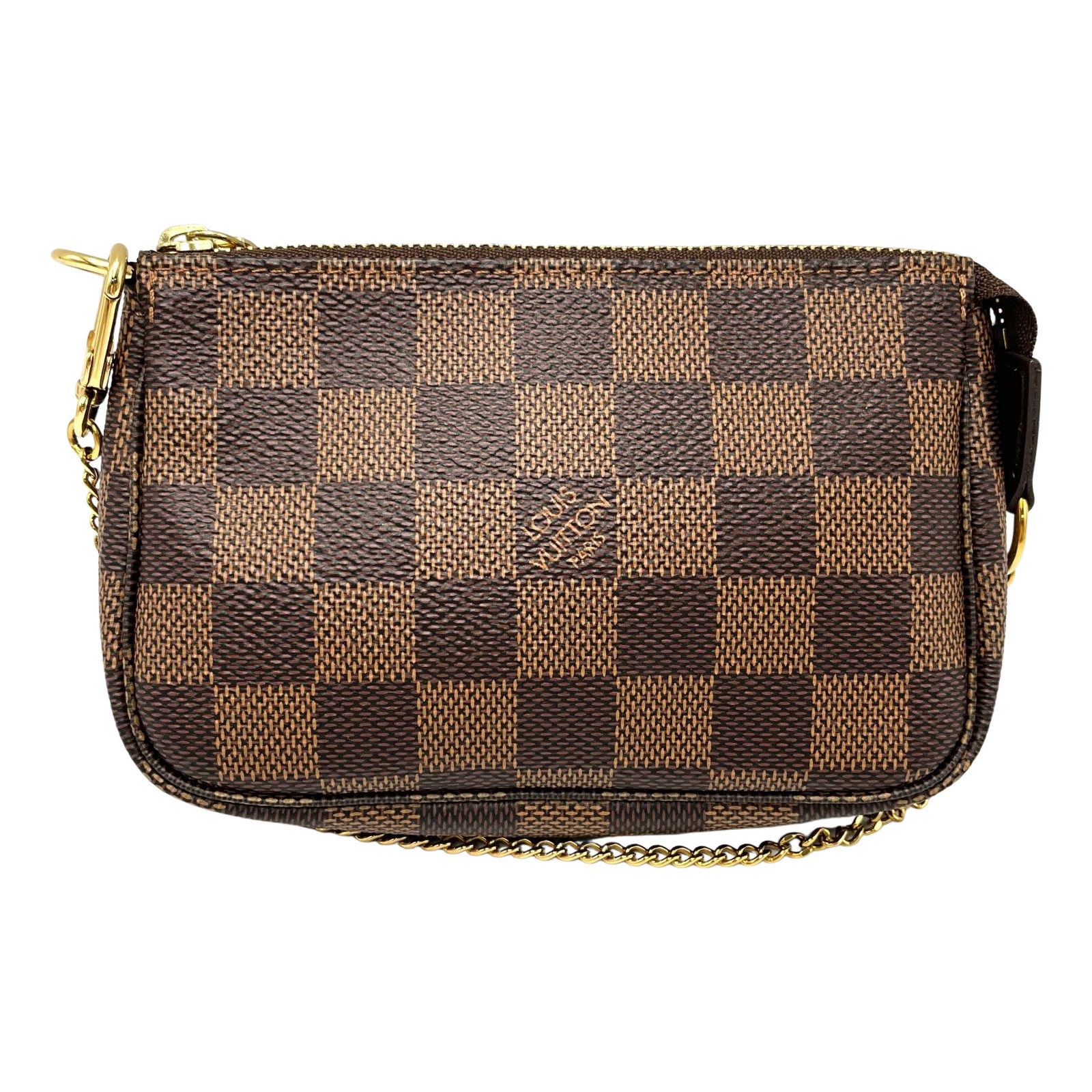 ルイヴィトン LOUIS VUITTON ポーチ アクセソワール ミニポシェット N58009 ダミエキャンバス ブラウン レディース 42,900円