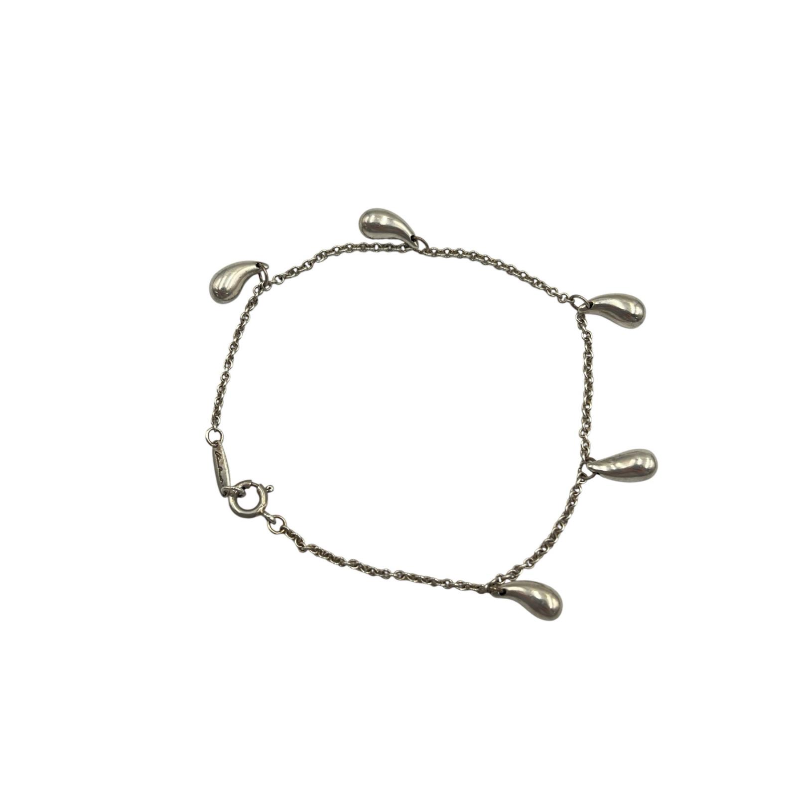 ティファニー TIFFANY&Co. ブレスレット エルサ・ペレッティ ティアドロップ 5P シルバー925 レディース