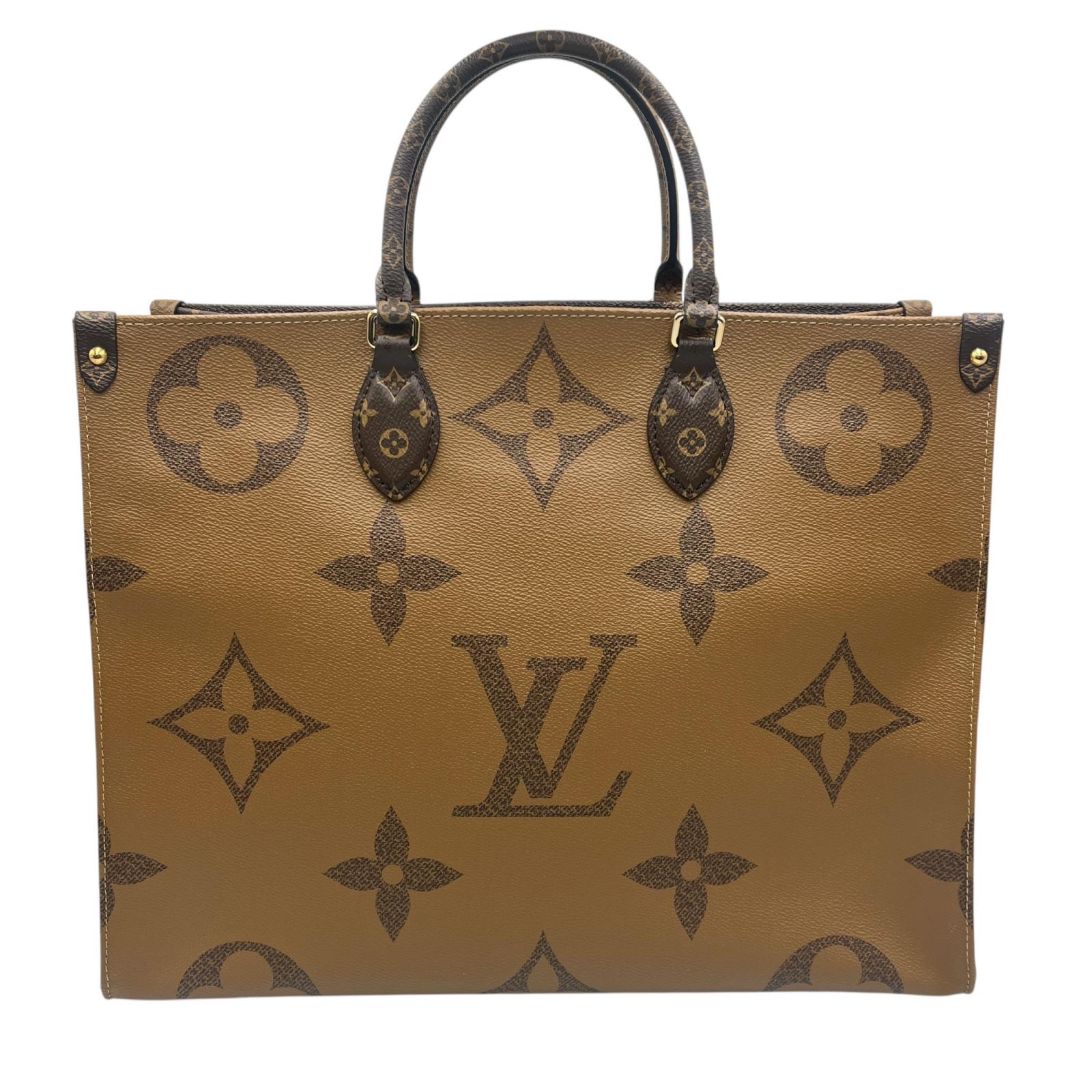 ルイヴィトン LOUIS VUITTON トートバッグ オンザゴーＧＭ ショルダーバッグ M44576 コーティングキャンバス/モノグラムジャイアント レディース
