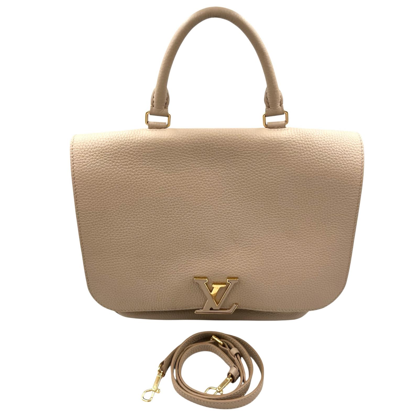 ルイヴィトン LOUIS VUITTON ショルダーバッグ ヴォルタ 2WAY なめし革 ベージュ系 レディース
