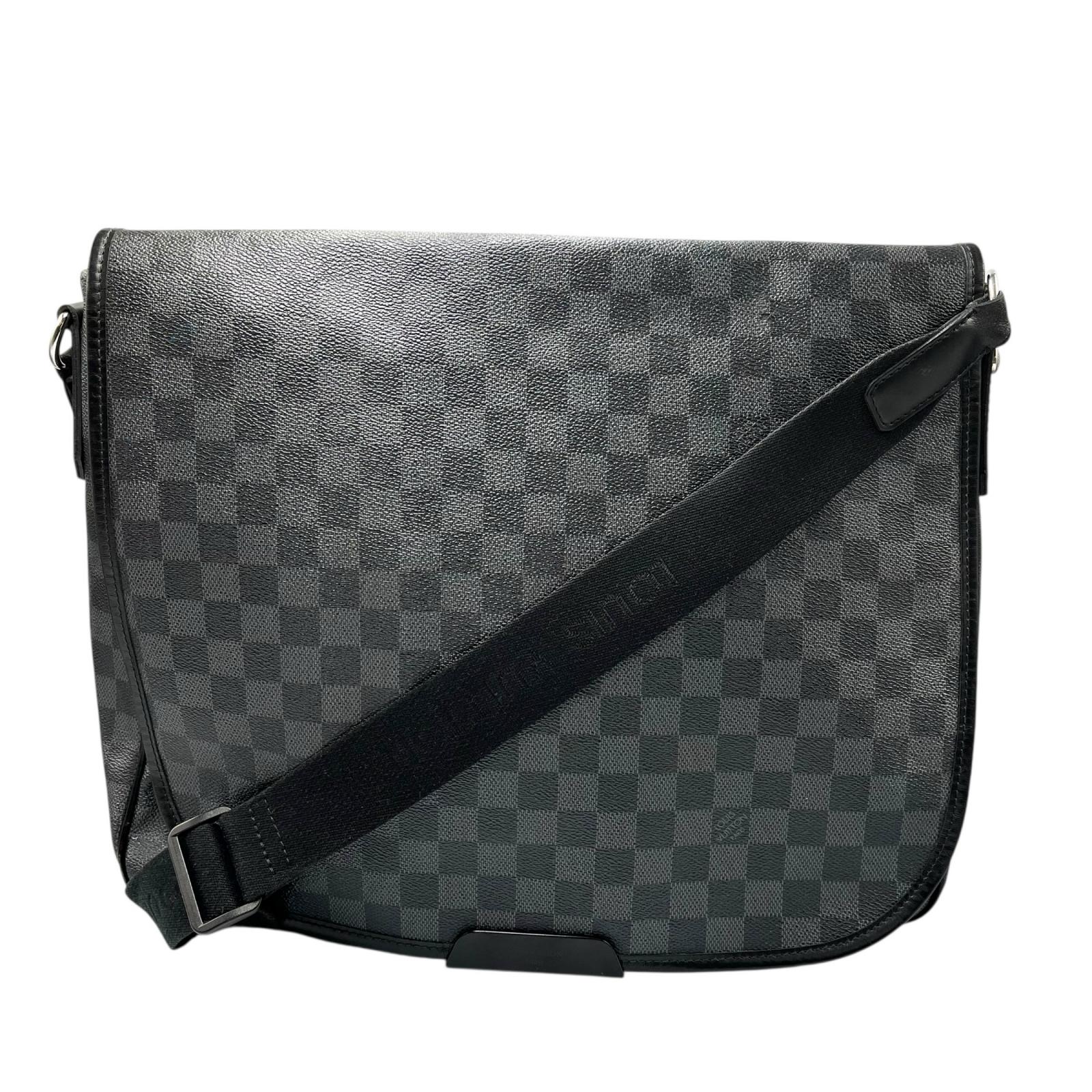 ★ ルイヴィトン LOUIS VUITTON ショルダーバッグ ダニエルGM N58033 ダミエグラフィットキャンバス ブラック メンズ