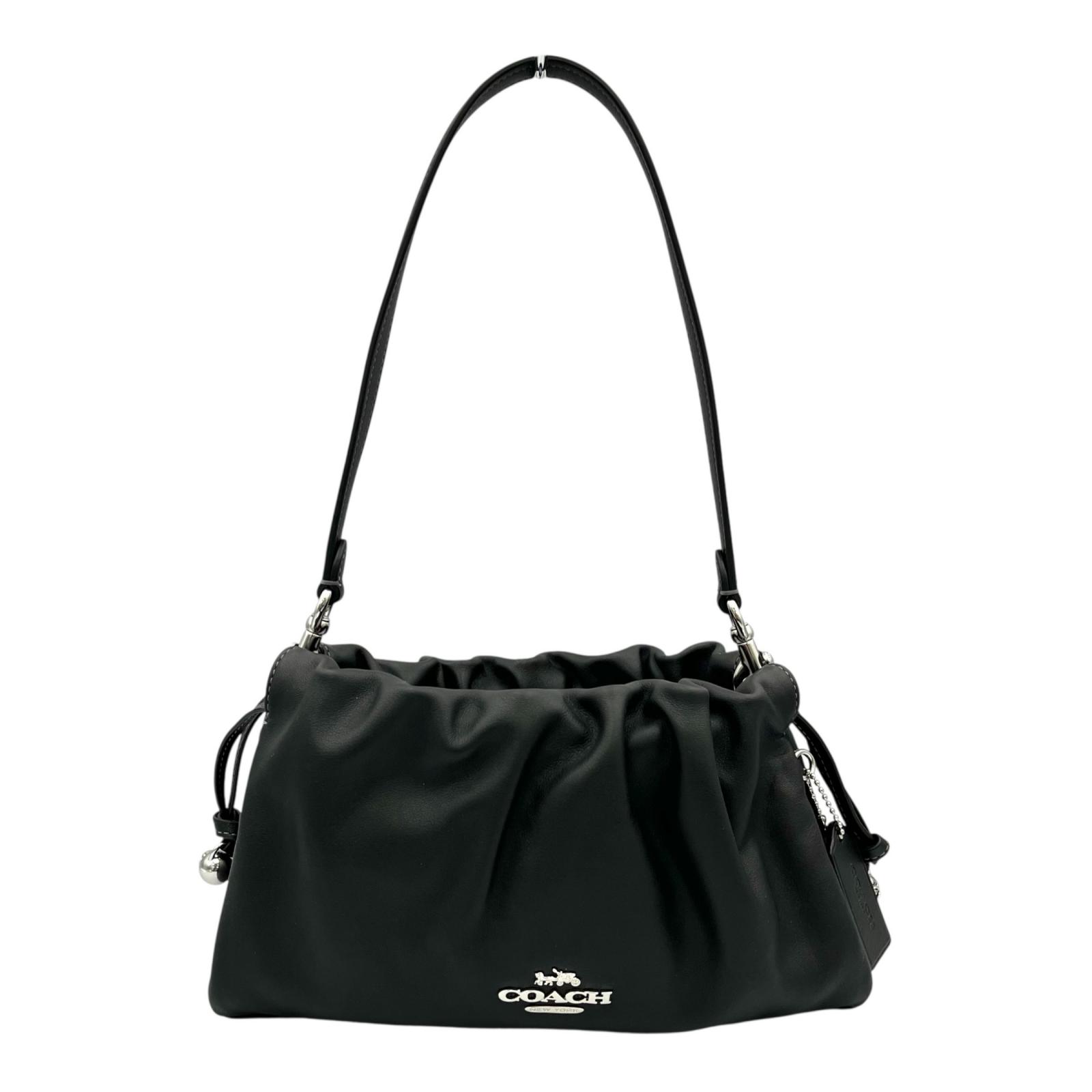 【並行輸入品】 コーチ COACH ショルダーバッグ フェイ ショルダー バッグ・ルーシング CV529SVBK スムースレザー ブラック レディース