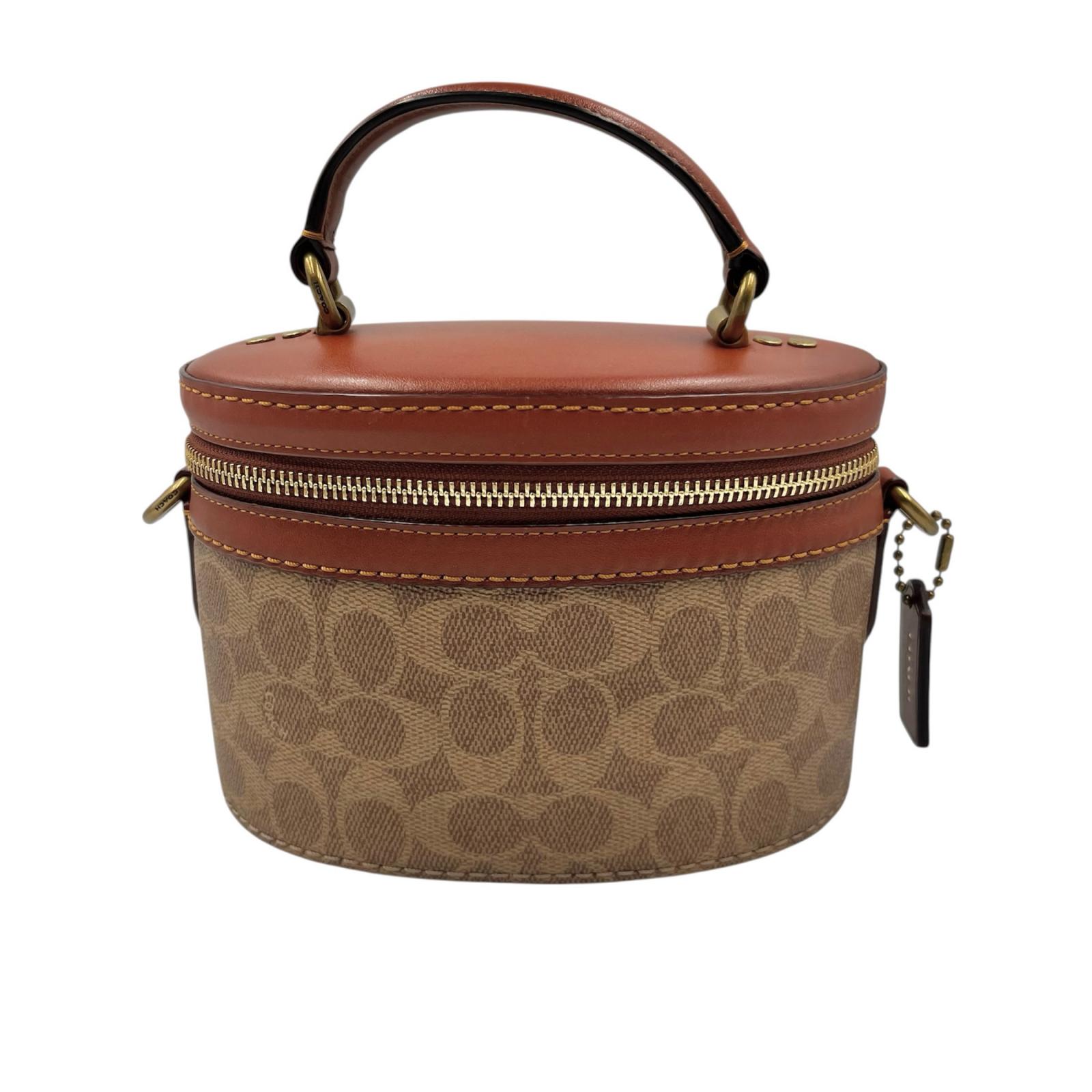 コーチ COACH ショルダーバッグ バニティバッグ 31728 レザー ブラウン レディース