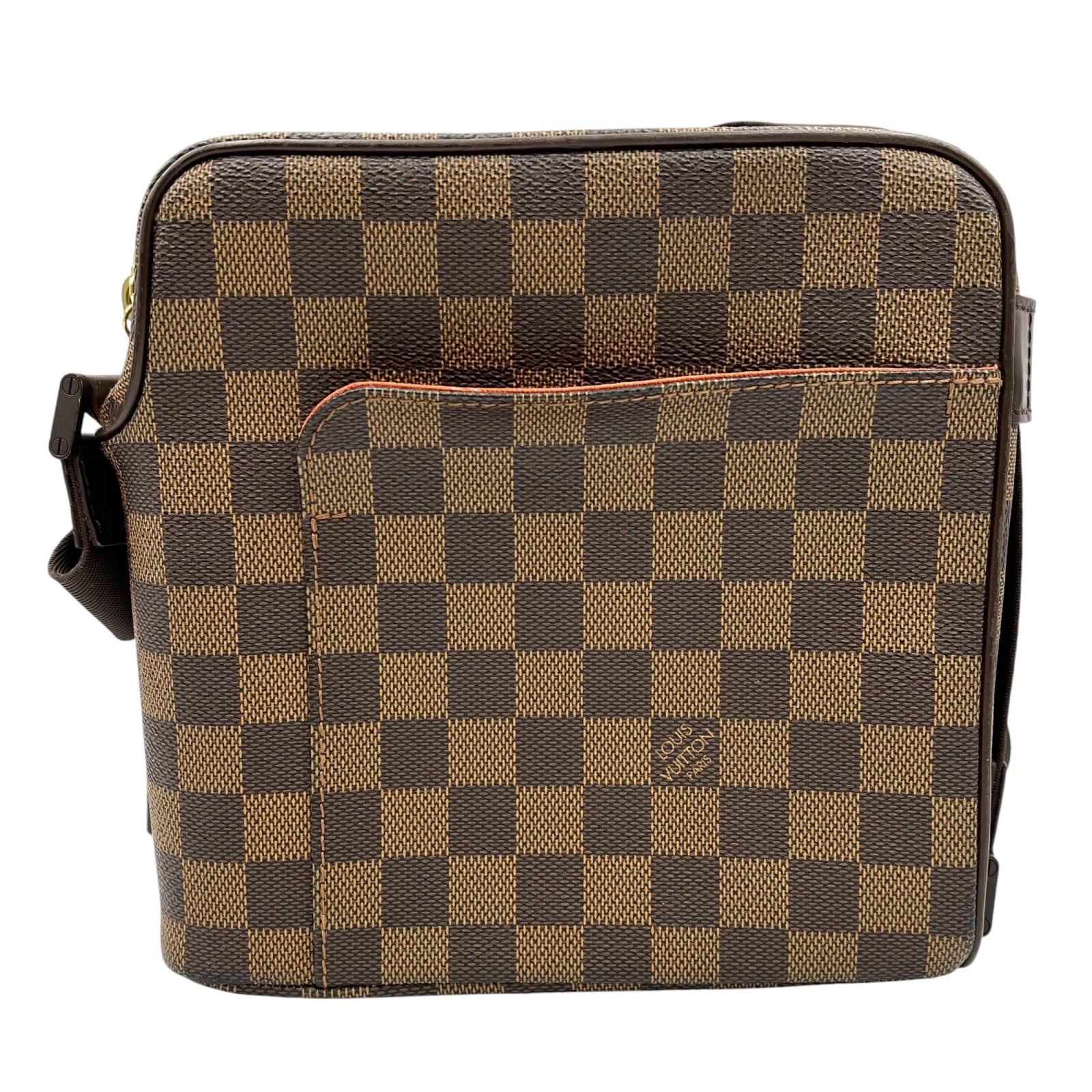ルイヴィトン LOUIS VUITTON ショルダーバッグ オラフPM N41442 ダミエキャンバス ブラウン レディース