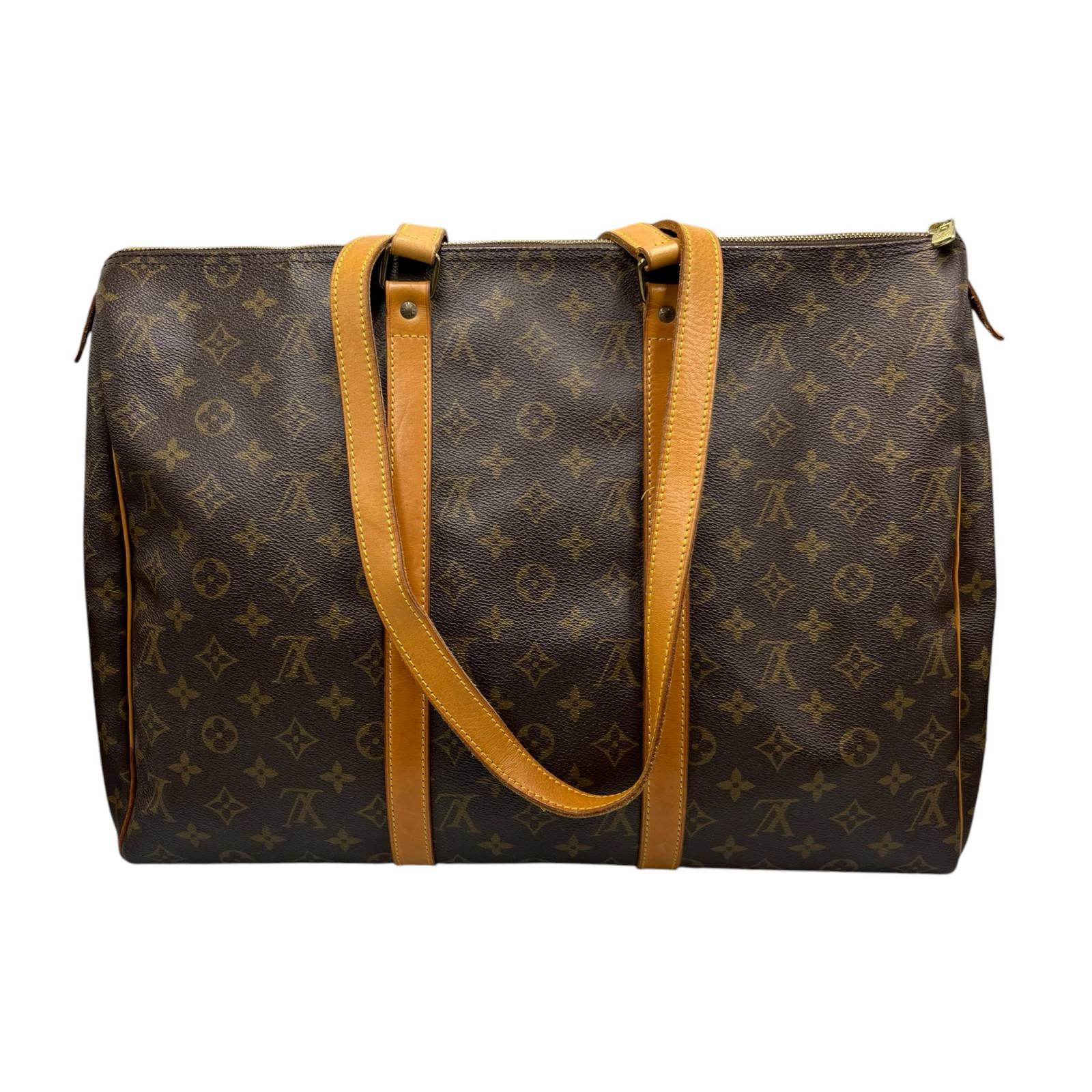 ルイヴィトン LOUIS VUITTON ボストンバッグ フラネリー45 M51115  モノグラム帆布 赤銅色 レディース