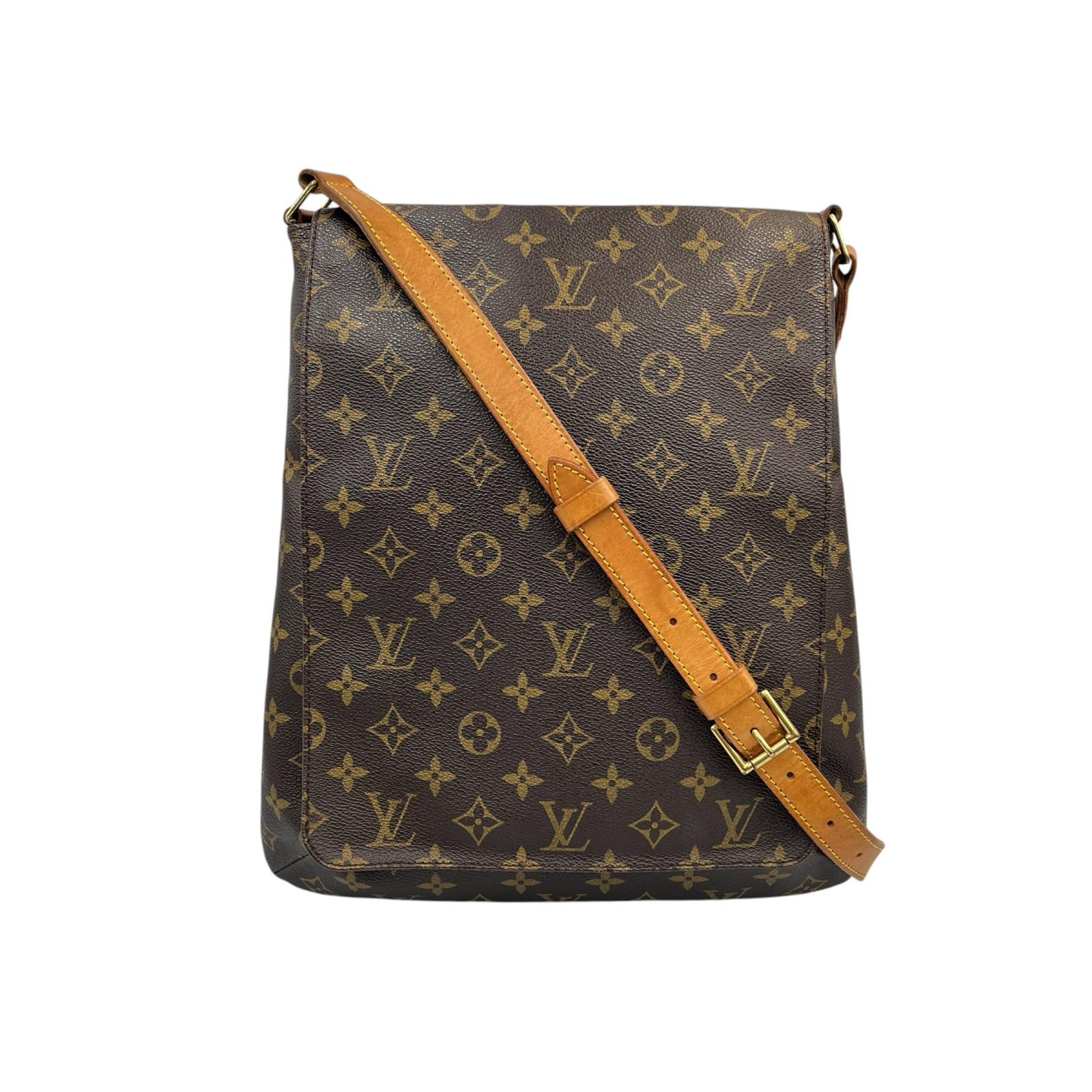 ルイヴィトン LOUIS VUITTON ショルダーバッグ ミュゼット M51256 モノグラムキャンバス ブラウン レディース