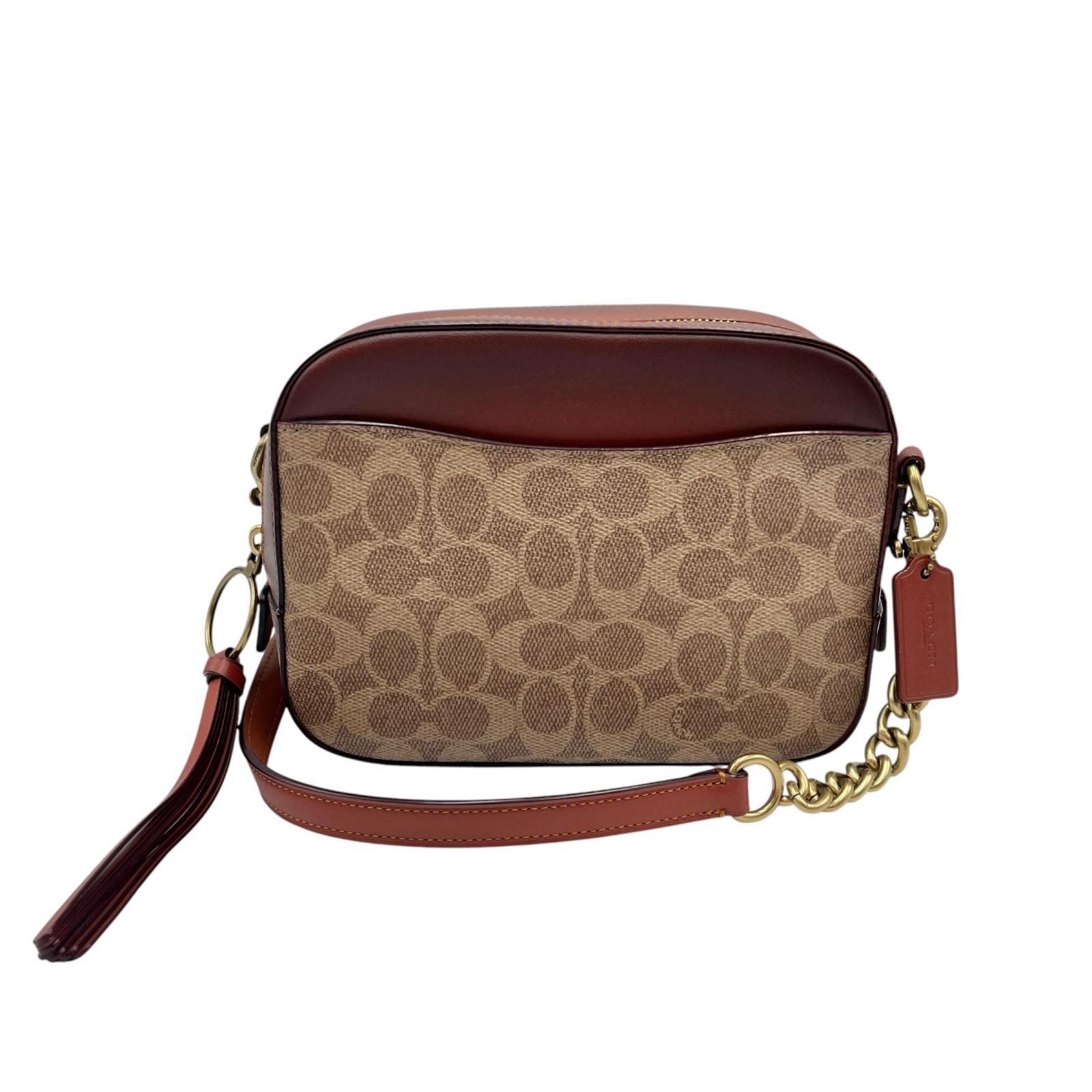 コーチ職 COACH ショルダーバッグ 写真機御徒面子 名書き 31208 なめし革 レディース