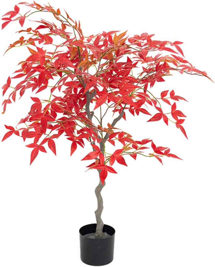 フェイクグリーン 人工観葉草木 執務室 槭樹（人工） 室内装飾 鉢植え 室内装飾飾りつけ A130糎 取り計らういらず 執務室 老人ホーム 飾りつけ 部屋の入り口 執務室 室内 屋内 フェイクグリーン 鉢