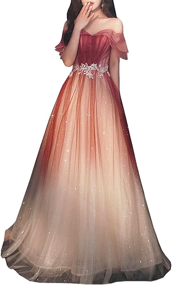 レディース イブニングドレス 宴会ドレス ドレス ワンピース 結婚式ドレス ロングドレス チュールワンピース エレガント フォーマル 結婚式 花嫁 披露宴 二次会 演奏会 パーティー ホスト