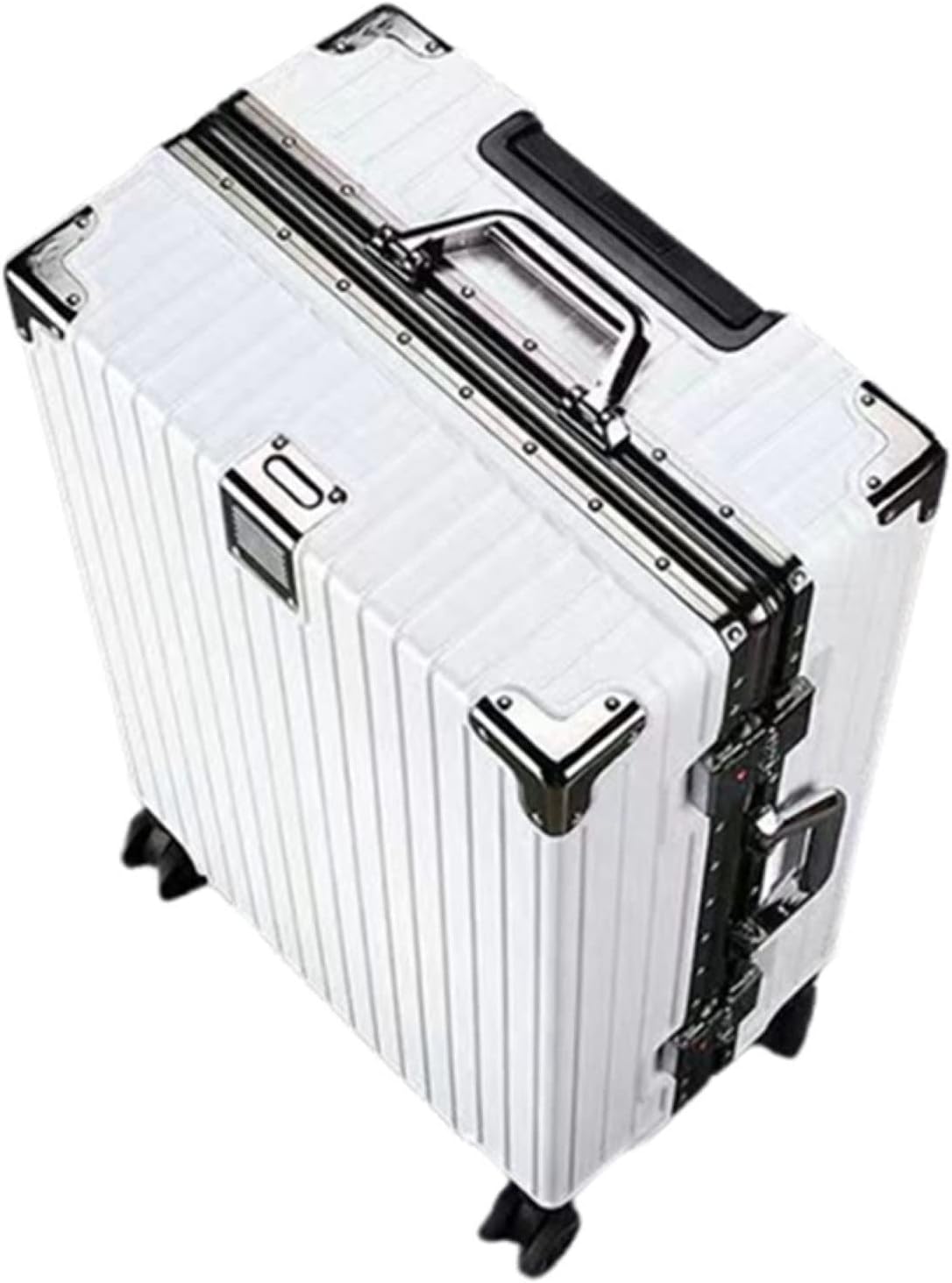 スーツケース キャリーケース 機内持ち込み 35L キャリーバッグ TSAロック搭載 アルミフレーム 超軽量 小型 耐衝撃 静音 ダブルキャスター 360度回転 旅行 ビジネス 出張 ホワイト Sサイ｜サステナライフ 11,786円