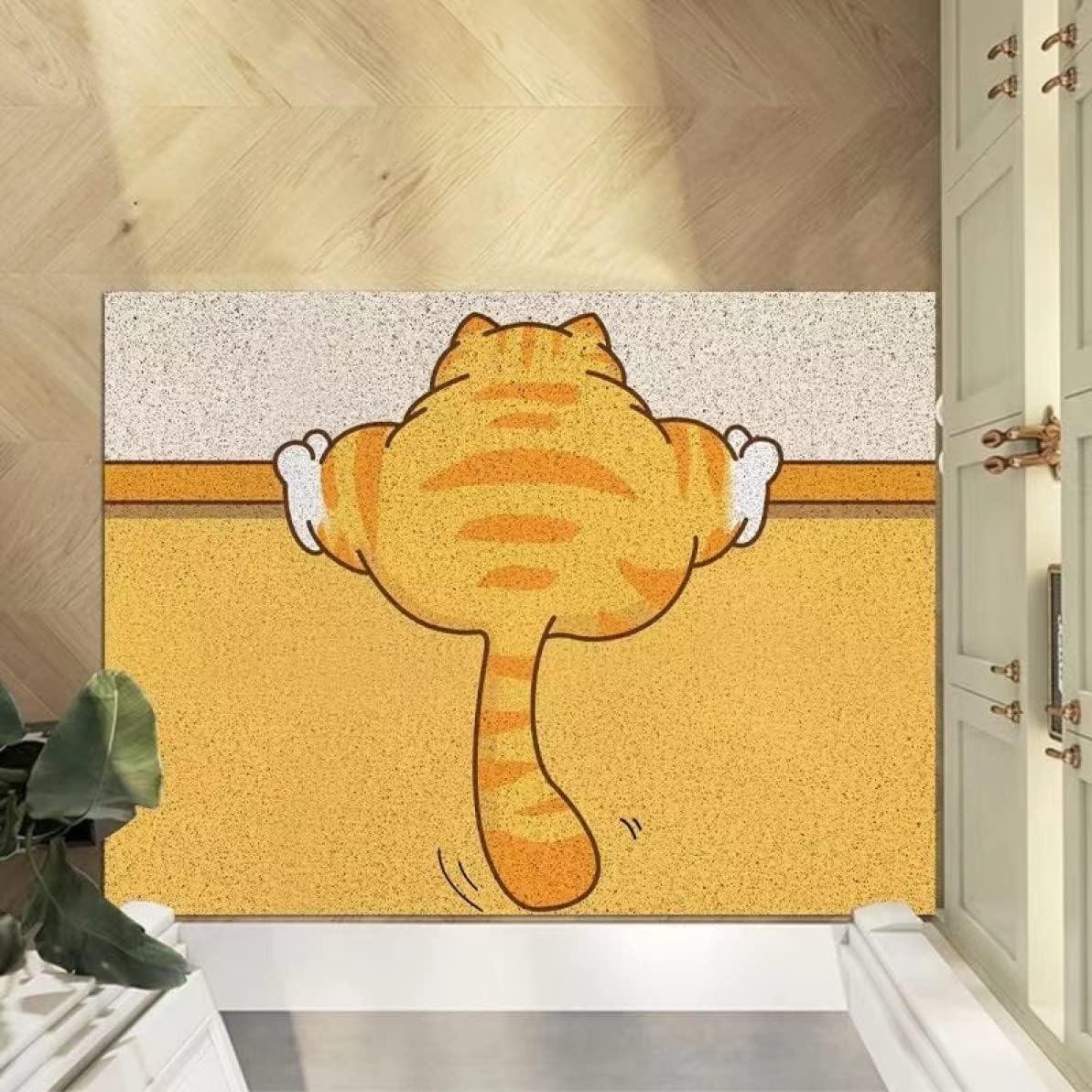 玄関マット 動物柄 デザイン 60*90cm 北欧風 室内 ラグ おしゃれ 洗える 長方形 PVC すべり止め 低反発 防音 ラグマット 屋外 泥落とし オールシーズン適用 抗菌防臭 軽量 キッチンマ