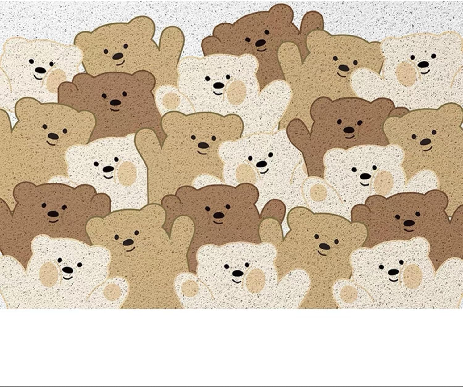 玄関マット ドアマット 泥落とし 屋内マット かわいいの動物 長方形 キャラクター プリント 水洗いOK PVCマット 吸水 速乾 洗面所マット 可愛い おしゃれ すべり止め 耐磨耗性 マット 80×