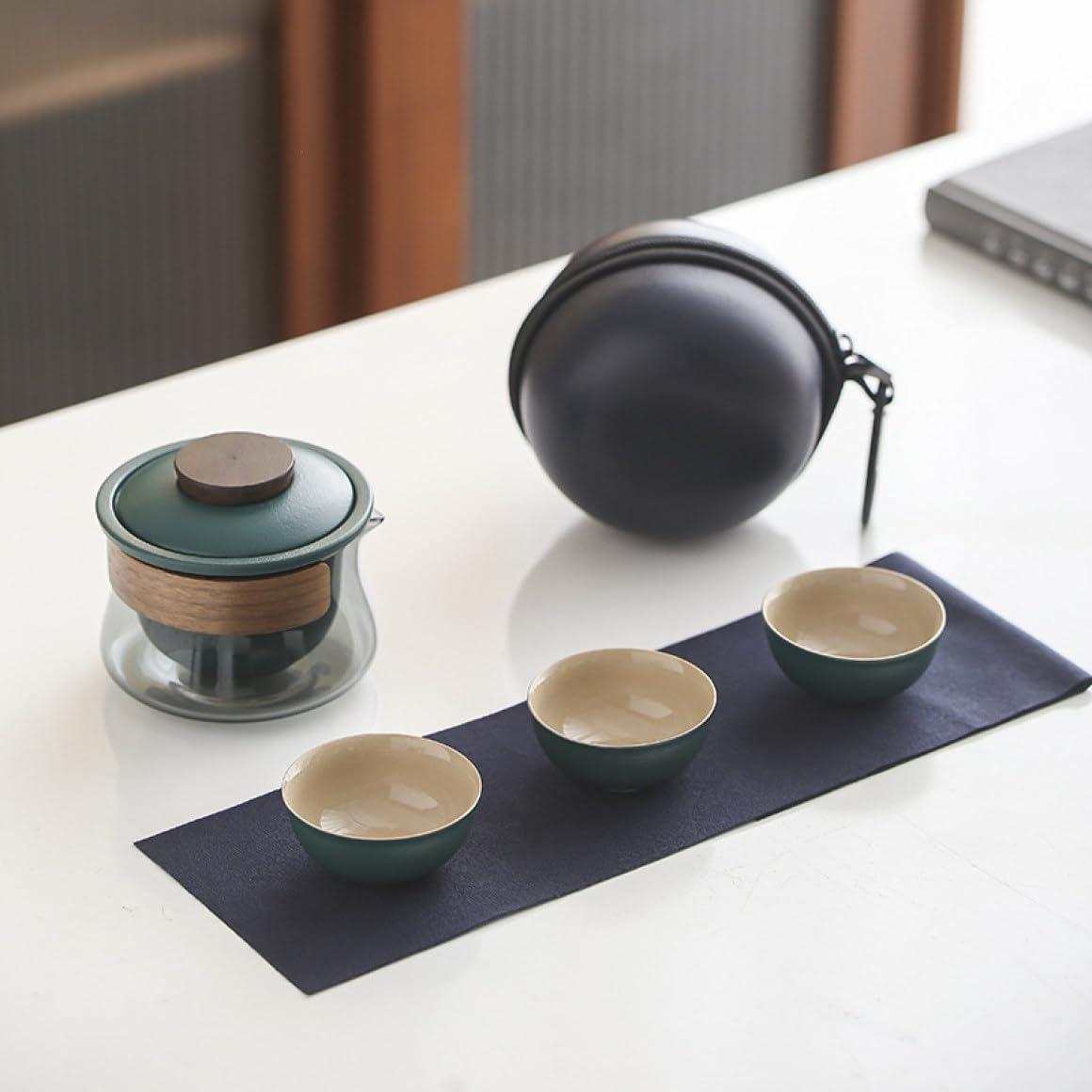 ティーセット 貫入 茶器セット 急須 湯呑みセット 工夫茶器 煎茶器セット 番茶器セット 湯呑み ティーポット 湯飲み茶碗 set1 茶碗 煎茶道具 茶器揃い 来客用 ギフト おしゃれ レトロ アンテ