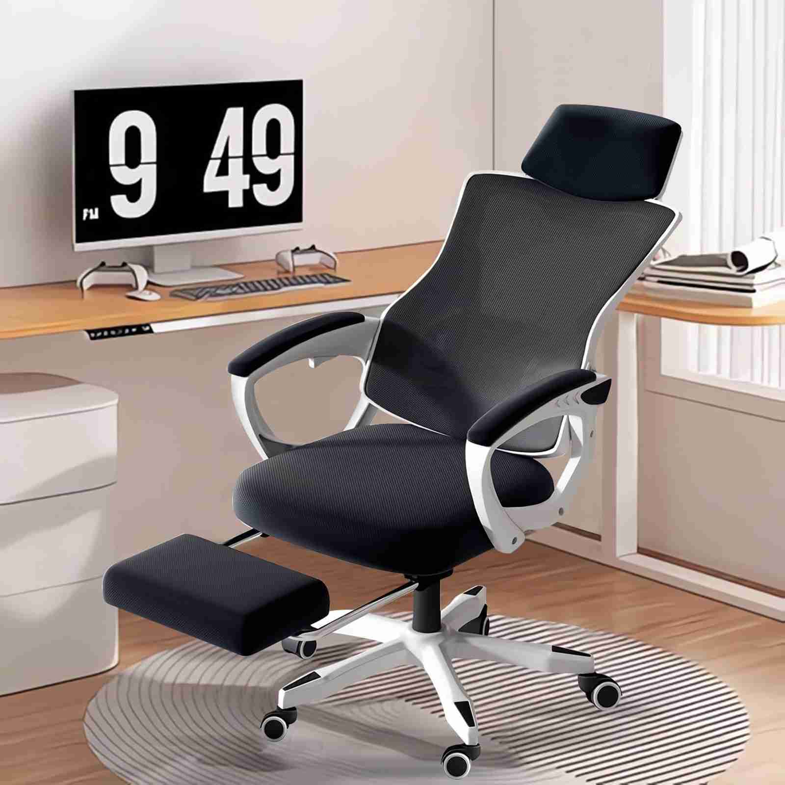 楽天市場】BRTHORYオフィスチェアデスクチェアオットマン