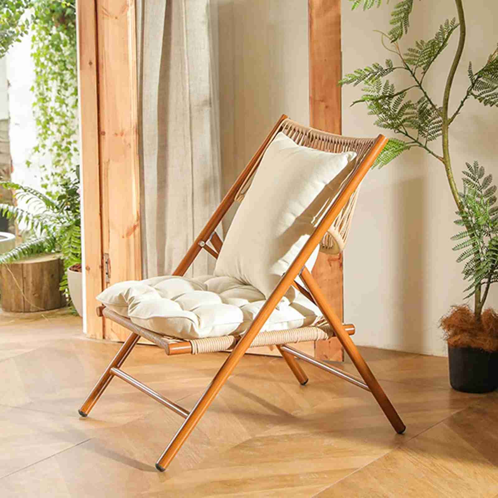 楽天市場】ラタン リクライニングチェア ラタン 三つ折り寝椅子 籐椅子