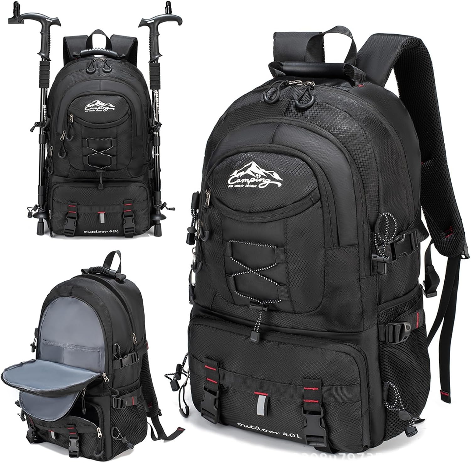 バッグパック 登山 大容量 アウトドア 豊かなポケット サイクリングリュック 通気性 バックパック トレラン 自転車 トレイル 大人 ランニングバッグ 便利グッズ ジム 学校 ショッピング