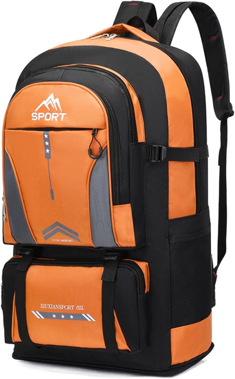 登山バックパック 通気性 耐久 ザック 豊かなポケット 揺れない ミリタリーバックパック 男女兼用 サイクリングバッグ ハイキング キャンプ 釣り 防災 出張 海外