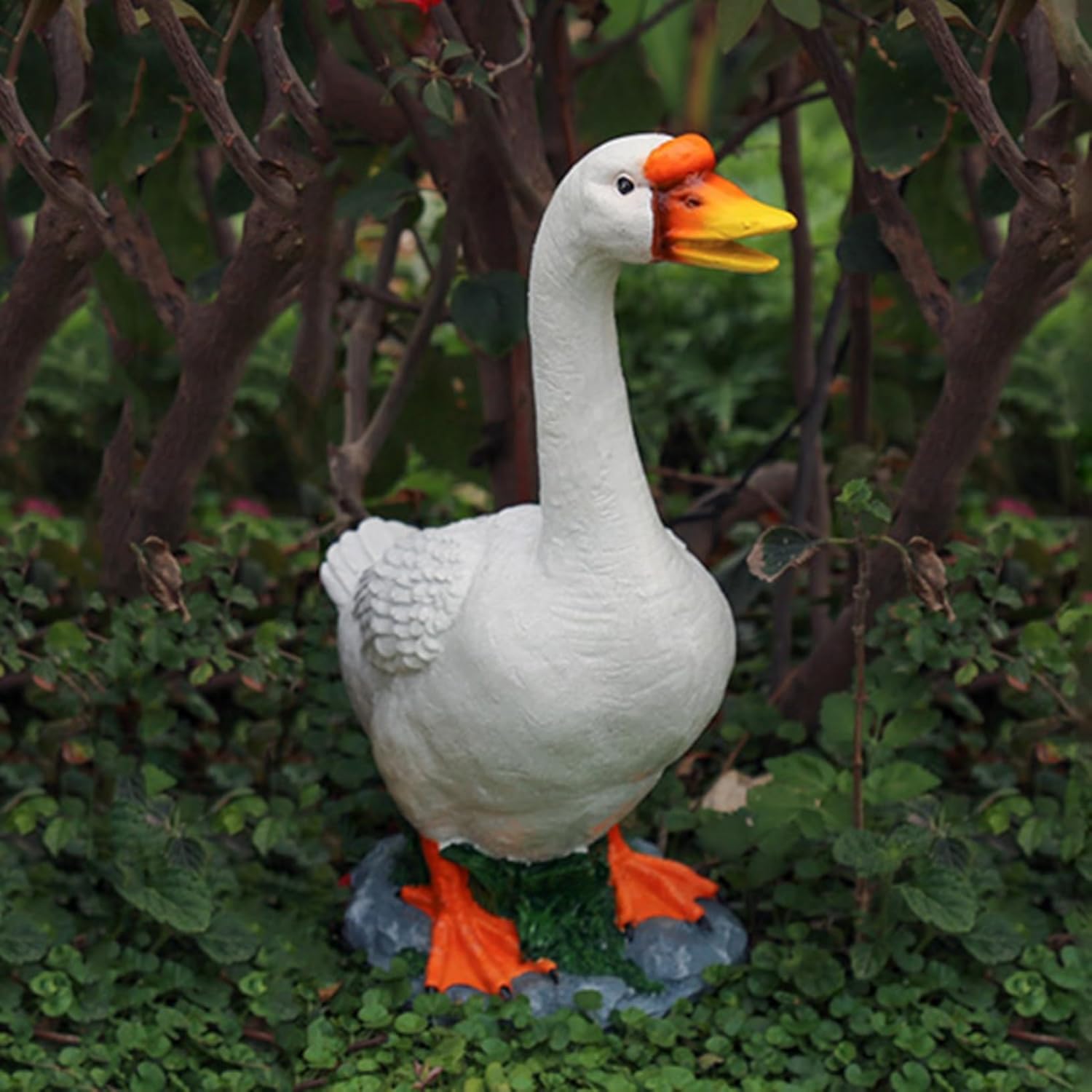 楽天市場】鴨 かも カモ 鳥 オブジェ オーナメント ガーデン
