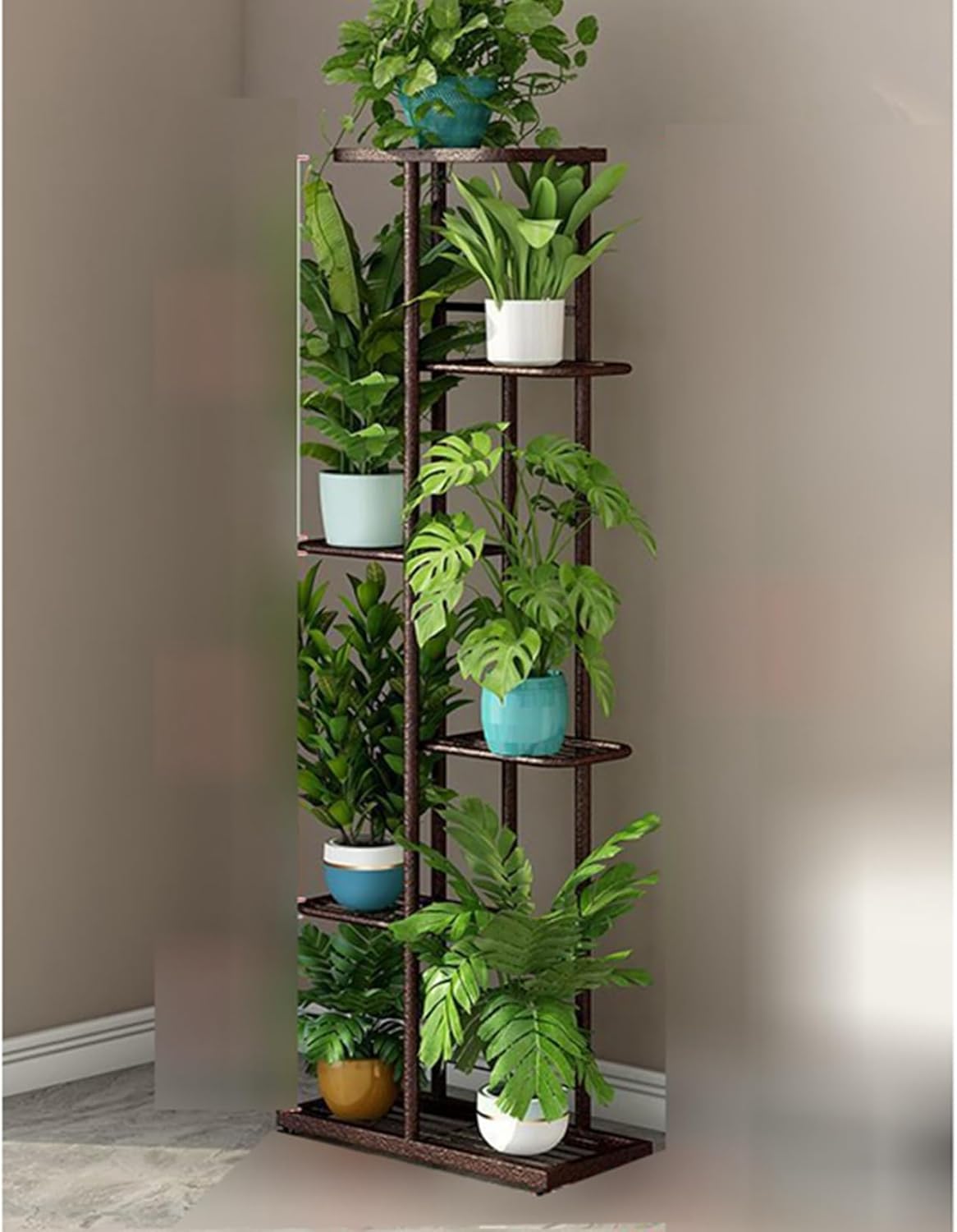 プランタースタンド フラワースタンド 屋外 室内 観葉植物 園芸ラック フラワーラック プランター 植木鉢台 盆栽棚 植物棚 多機能収納ラック 鉢スタンド 飾り台 省スペース 防錆 防水 おしゃれ シ