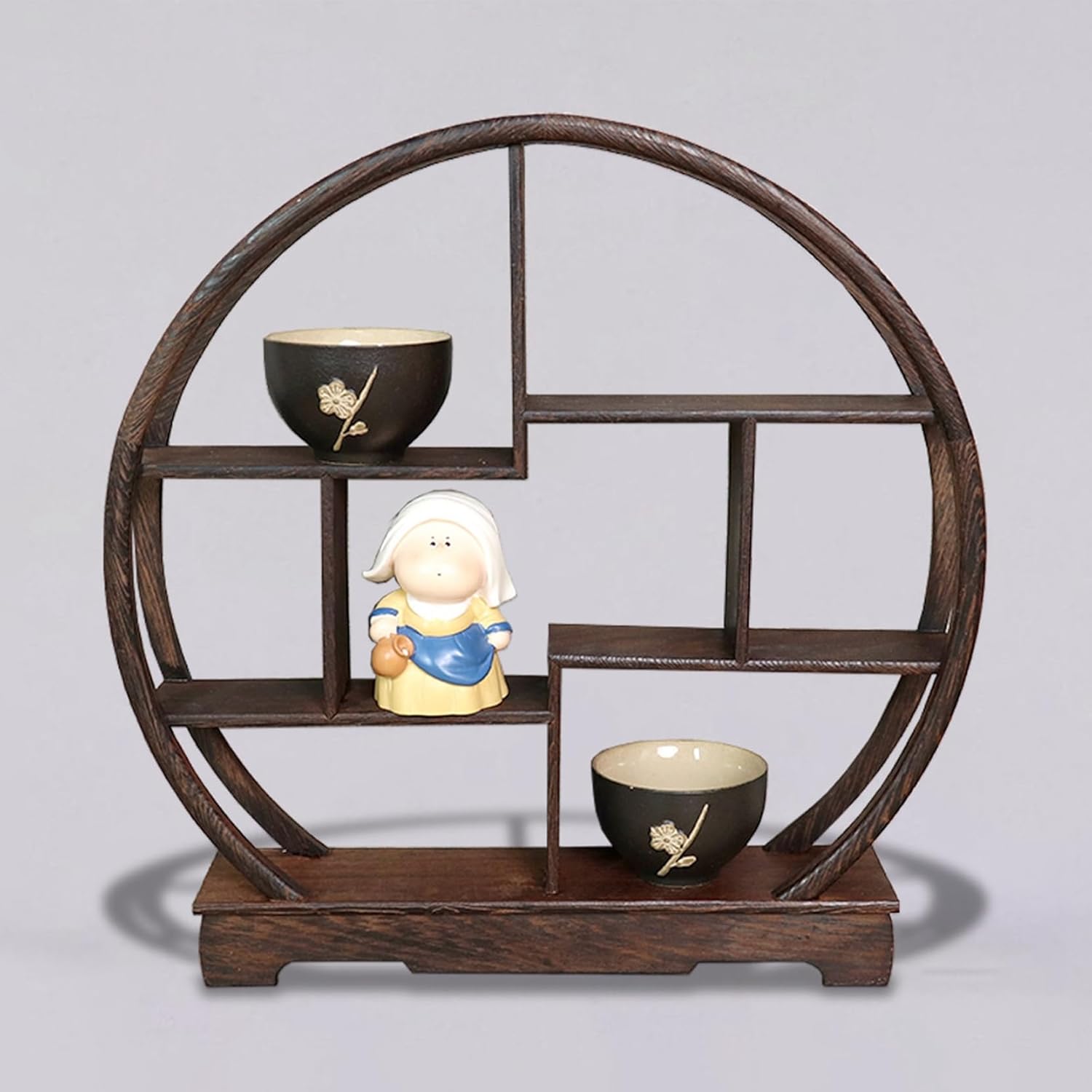 楽天市場】茶器収納トレー 木材 アンティーク珍品棚 調味料ラック 卓上