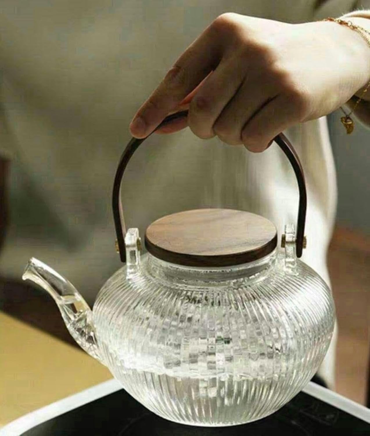 ティーポット 耐熱ガラス800ML 茶こし 急須 ケットル やかん ガラス6｜サステナライフ 19,959円