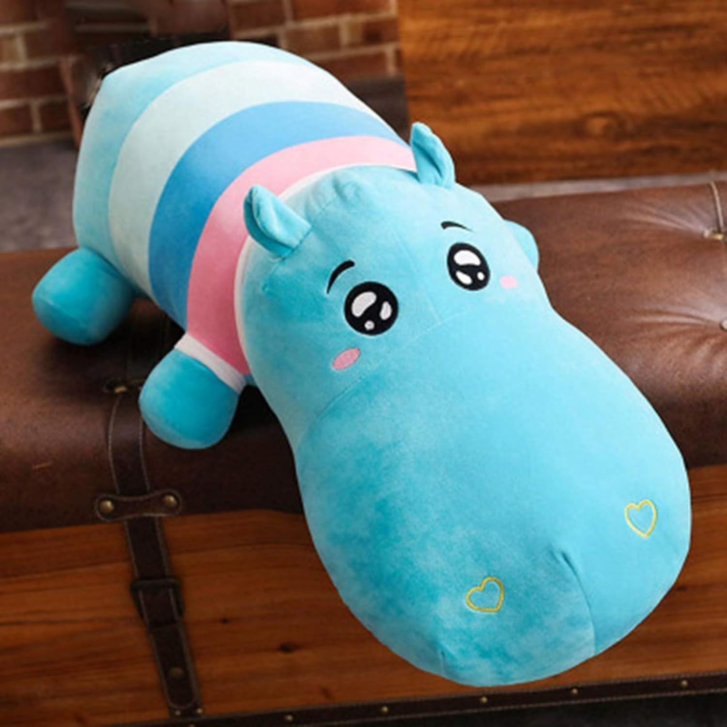 カバ ぬいぐるみ 抱き枕 河馬 クッション 寝具 インテリア 160cm だきまくら ワニ 背もたれクッション かわいい キャラクター クッション お人形 抱きまくら ふわふわ グッズ オフィス クリ