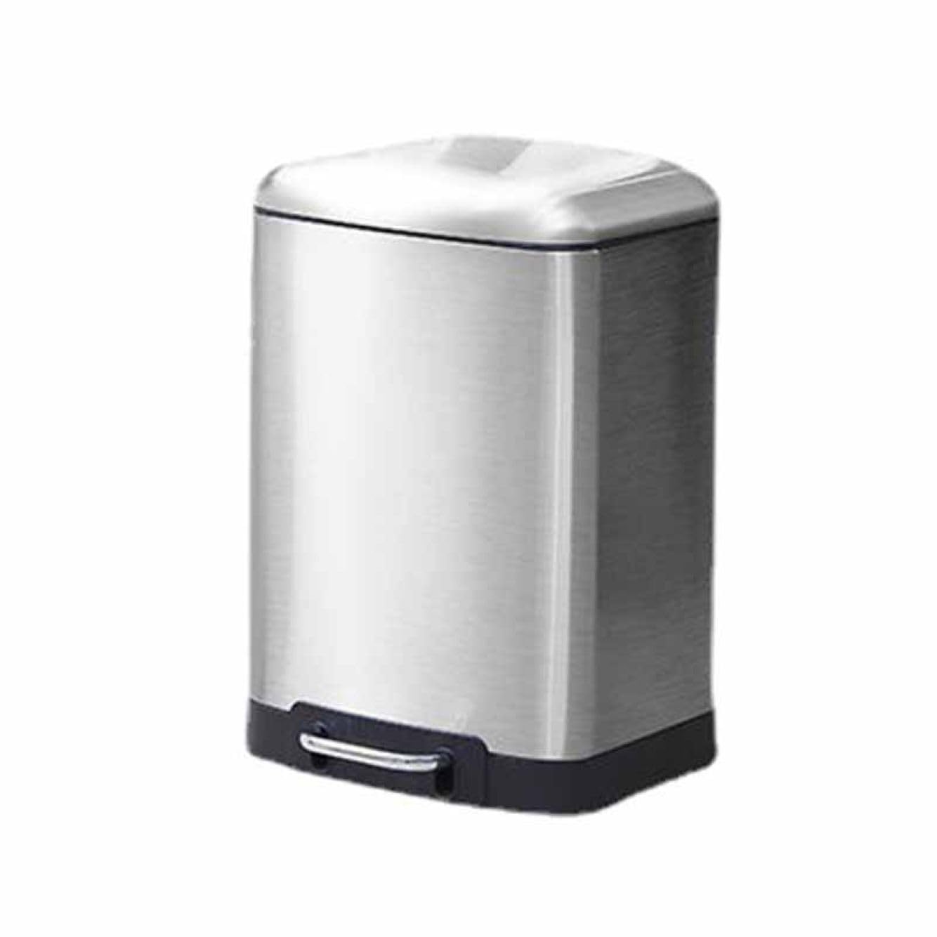 10L 10リットル 6L ごみ箱 ダストボックス トップアウト | ゴミ箱 ごみばこ ステンレス ペダル式ゴミ箱 おしゃれ ペダル ふた付き ふた 蓋付き スリム キッチン 大型 グレイ 縦型 シン