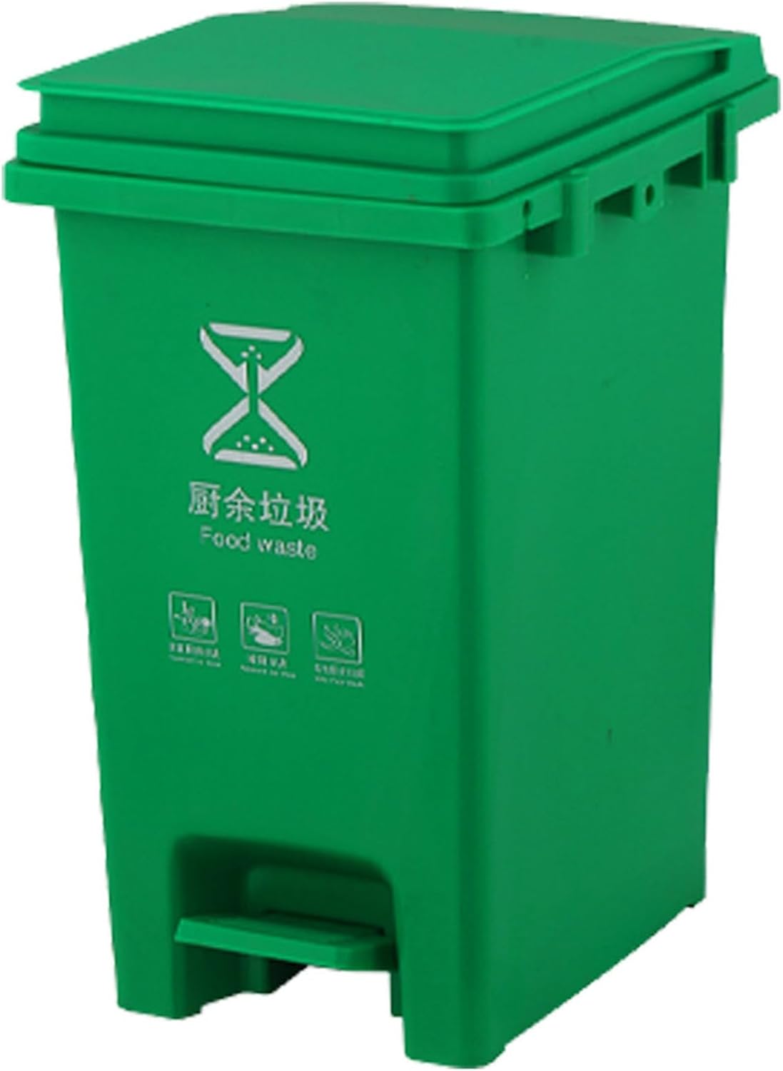 ゴミ箱 ペダル ペール 角型 は無臭で密閉 20L ゴミ箱 おしゃれ ダストボックス スリム キッチン ペダル式 和室 ふた付きトラッシュボックス ペダル 分別 グリーン リビングルーム トラッシュカ