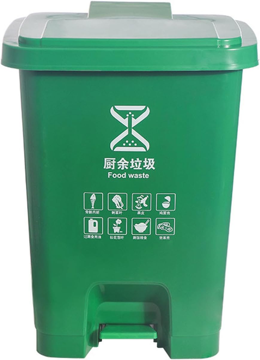 ゴミ箱 スリムペダル ふた付きごみ箱 グリーン スリム ペダル キッチン 分別 ダストボックス 縦型 シンプル おしゃれ 分別ゴミ箱 蓋付き 屑入れ ペール 台所 リビング 部屋 大容量 30L ペダ