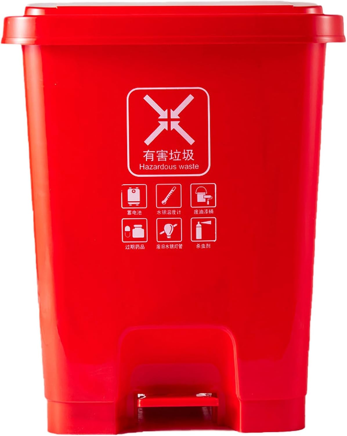 ゴミ箱 分別 スリム ペダル おしゃれ キッチン おしゃれ レッド 分別 キッチン スリム ペダル 足踏み 50L 新生活 袋が見えない ふた付き 縦型 大容量 密閉 ダストボックス リビング ごみ箱