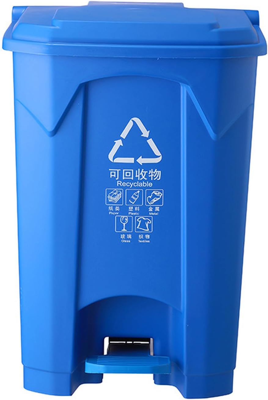 紙くずかご 紙くずかご 上部付き添い人 青色 持ち分かりやすい 80L カテゴリー化 室外 北欧 か細い 蓋つき フタ 御厨子所 今めかしい 外置き 分かりやすい リビング 一人暮らし 室内装飾 ペダル付き添い人 砂ぼこりボックス席 愛くるしげ