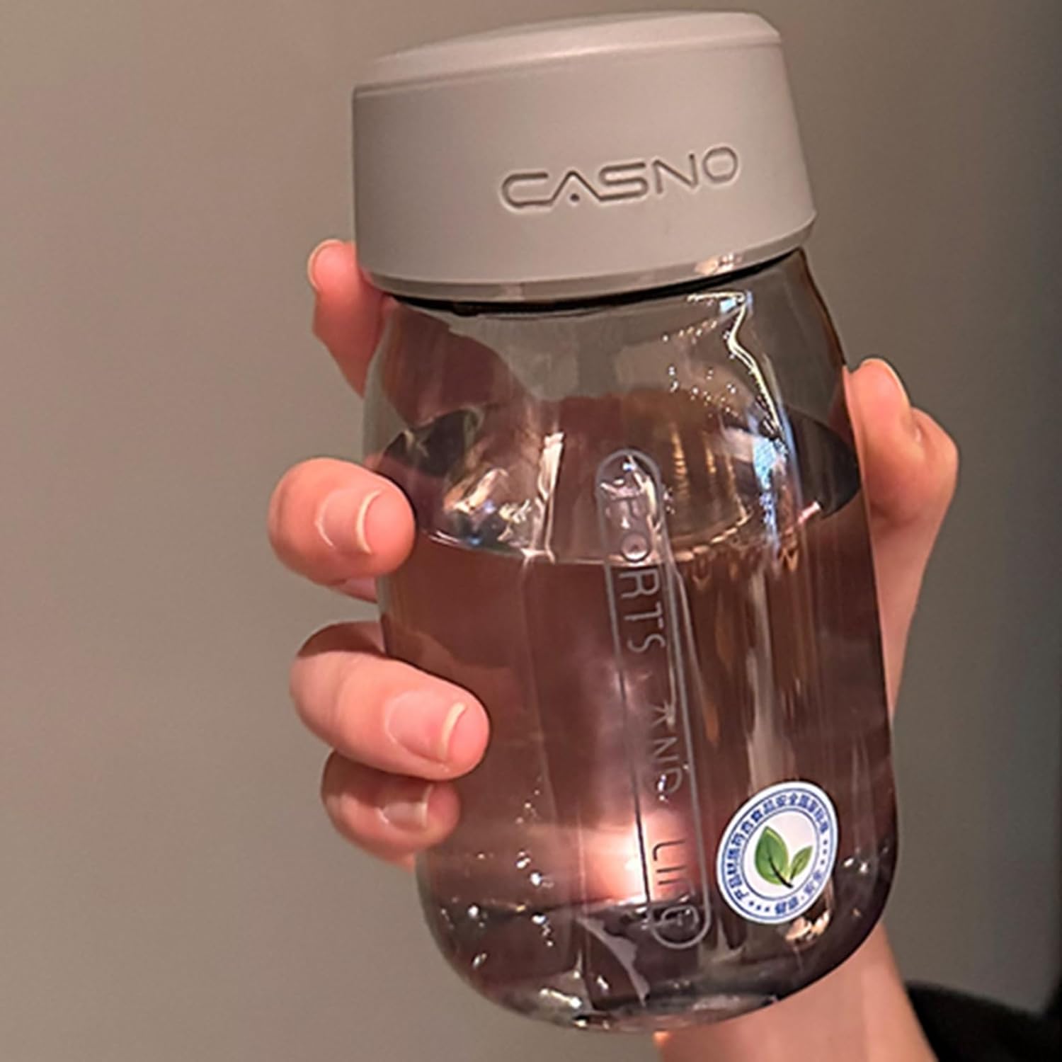 ウォーターボトル 透明カップ 水筒 直飲み 420ml 600ml ハンドル付き 茶漉し付き 洗いやすい 耐熱耐冷 再利用可能 給水 かわいい 子供用 大人 プレゼント 炭酸対応 アウトドア 旅行 ウ