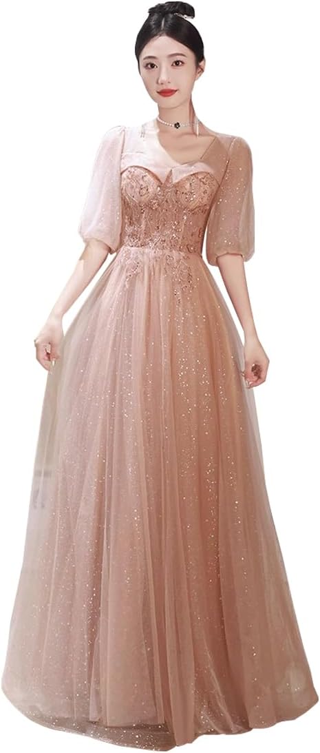 結婚式 ドレス 花嫁 イブニングドレス女性 ピンク パーティードレス 宴会 綺麗 贅沢 ピンクワンピース 発表会 編上み 大きいサイズ ワンピース 謝恩会|サステナライフ