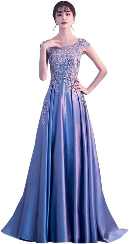 カラー 二次会ドレス 紫 パーティードレス ロング 演奏会 花嫁 フォーマルドレス 謝恩会ドレス 演出服 ドレス