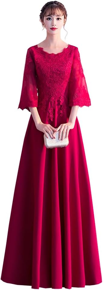 ロングドレス 長袖 結婚式 ドレス ロング丈 カラードレス 花嫁 二次会ドレス 謝恩会ドレス カクテルドレス 忘年会 女子会 フォーマルドレ