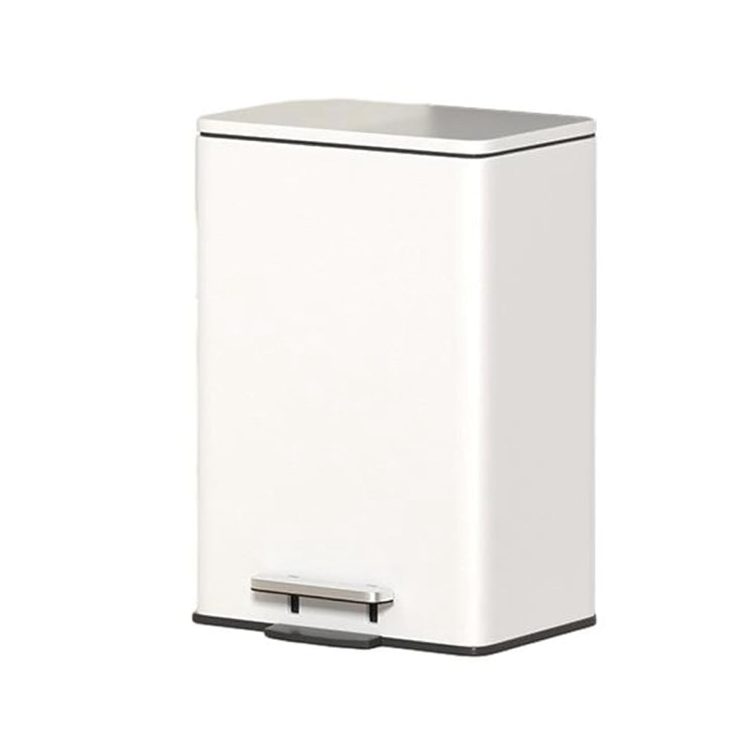 ゴミ箱 ふた付き 12L ダストボックス 角型 ペダル式 ごみ箱 スリム おしゃれ 抗菌 消臭 密閉 音無し 部屋 キッチン リビングルーム トイレ 浴室 オフィス用 スチール