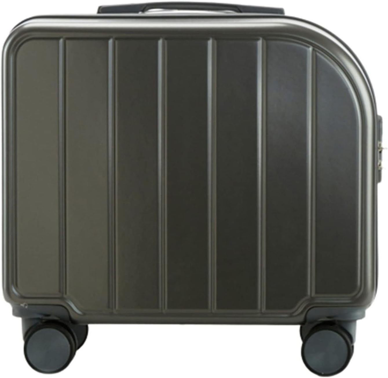 スーツケース キャリーケース 機内持ち込み 28L キャリーバッグ ファスナー式 超軽量 小型 耐衝撃 静音 ダブルキャスター 360度回転 旅行 ビジネス 出張 グレー SSサイズ（1-2泊）
