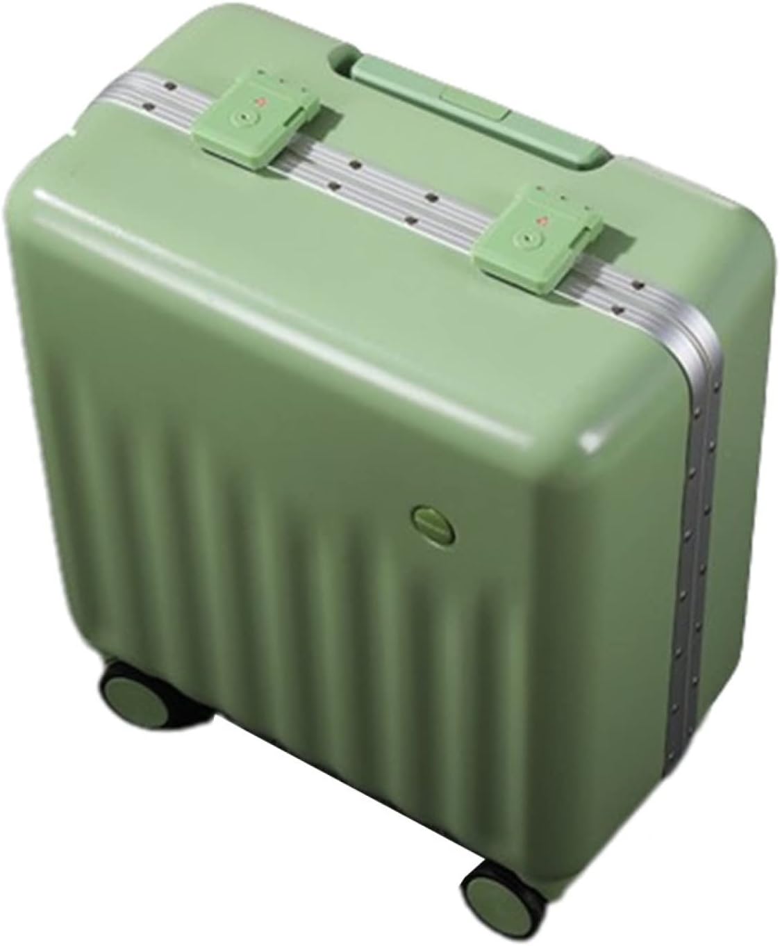 スーツケース キャリーケース 機内持ち込み 30L キャリーバッグ TSAロック搭載 アルミフレーム 超軽量 小型 耐衝撃 静音 ダブルキャスター 360度回転 旅行 ビジネス 出張 グリーン SSサ