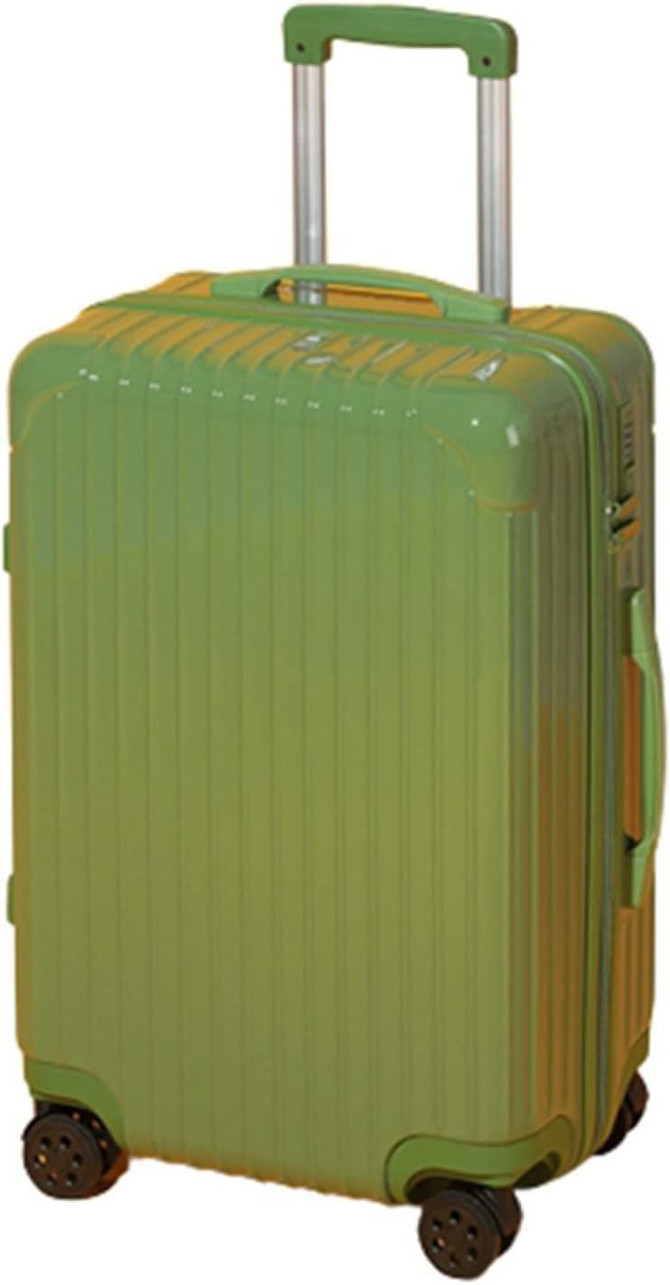 スーツケース キャリーケース 60L キャリーバッグ TSAロック搭載 ファスナー式 超軽量 大型 耐衝撃 静音 ダブルキャスター 360度回転 旅行 ビジネス 出張 グリーン Lサイズ(6-8泊)|サステナライフ