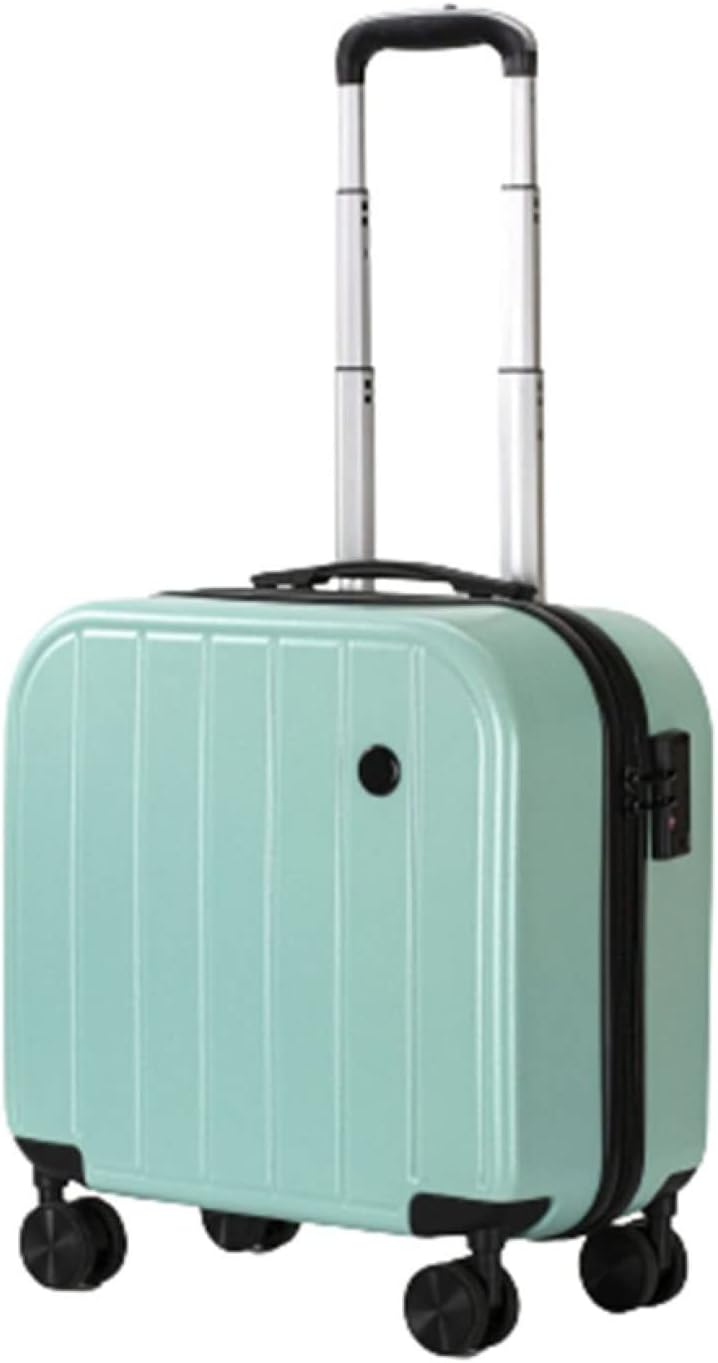 スーツケース キャリーケース 機内持ち込み 30L キャリーバッグ TSAロック搭載 ファスナー式 超軽量 小型 耐衝撃 静音 ダブルキャスター 360度回転 旅行 ビジネス 出張 グリーン SSサイ