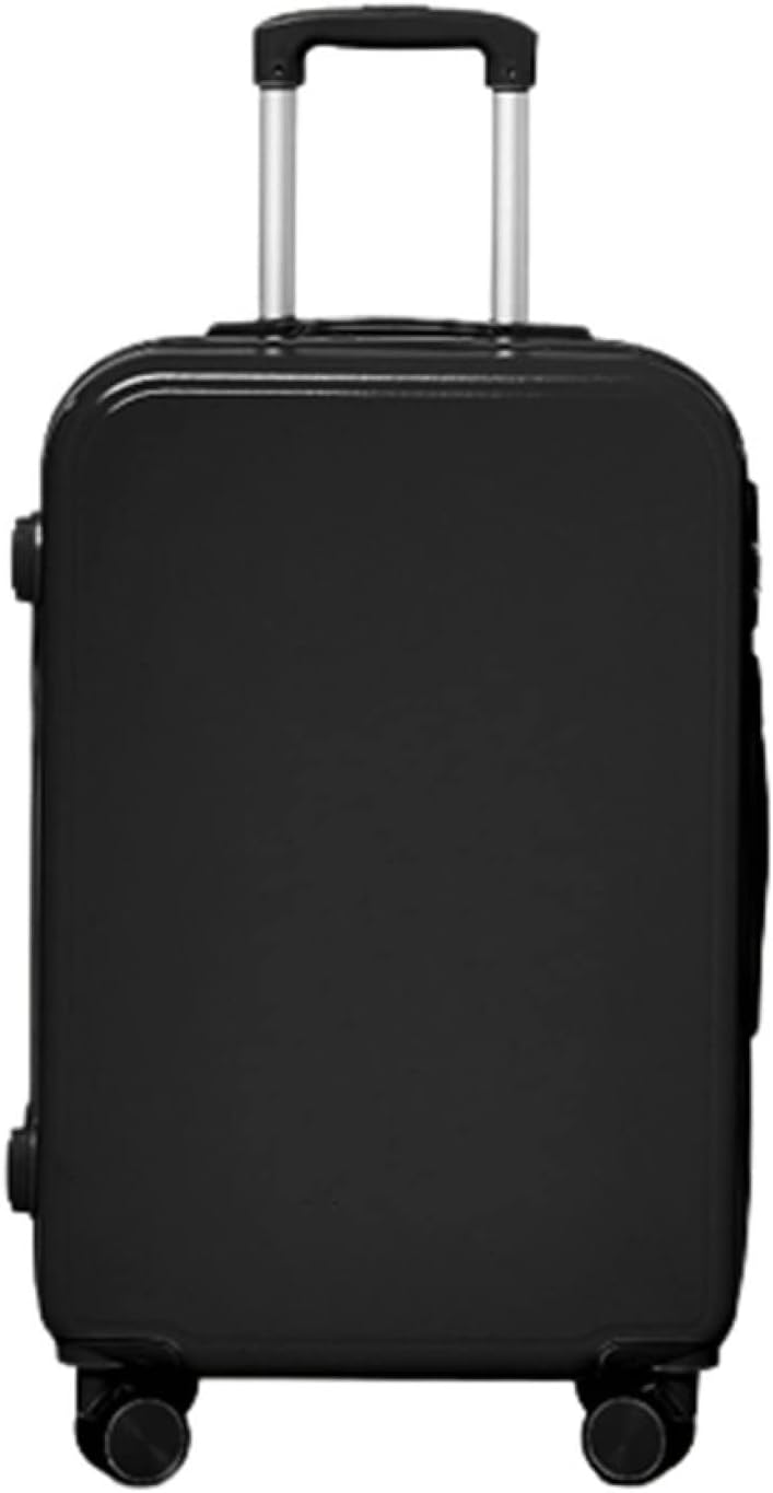 スーツケース キャリーケース 60L キャリーバッグ ファスナー式 超軽量 大型 耐衝撃 静音 ダブルキャスター 360度回転 旅行 ビジネス 出張 ブラック Lサイズ（6-8泊）