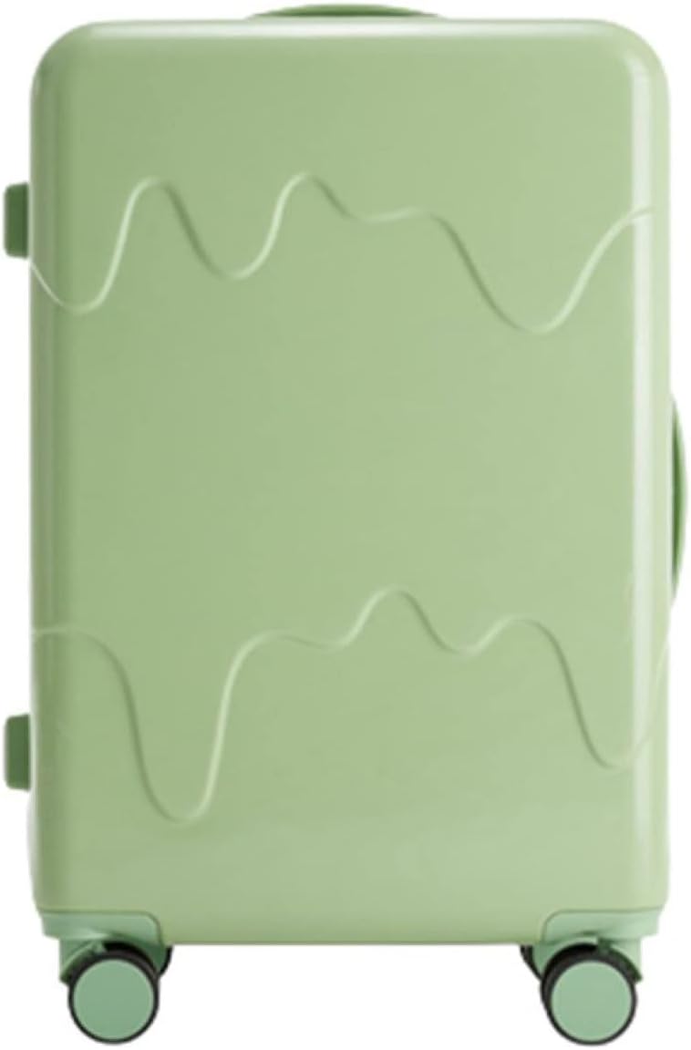 スーツケース キャリーケース 60L キャリーバッグ USB充電口 TSAロック搭載 ファスナー式 超軽量 大型 耐衝撃 静音 ダブルキャスター 360度回転 旅行 ビジネス 出張 グリーン Lサイズ