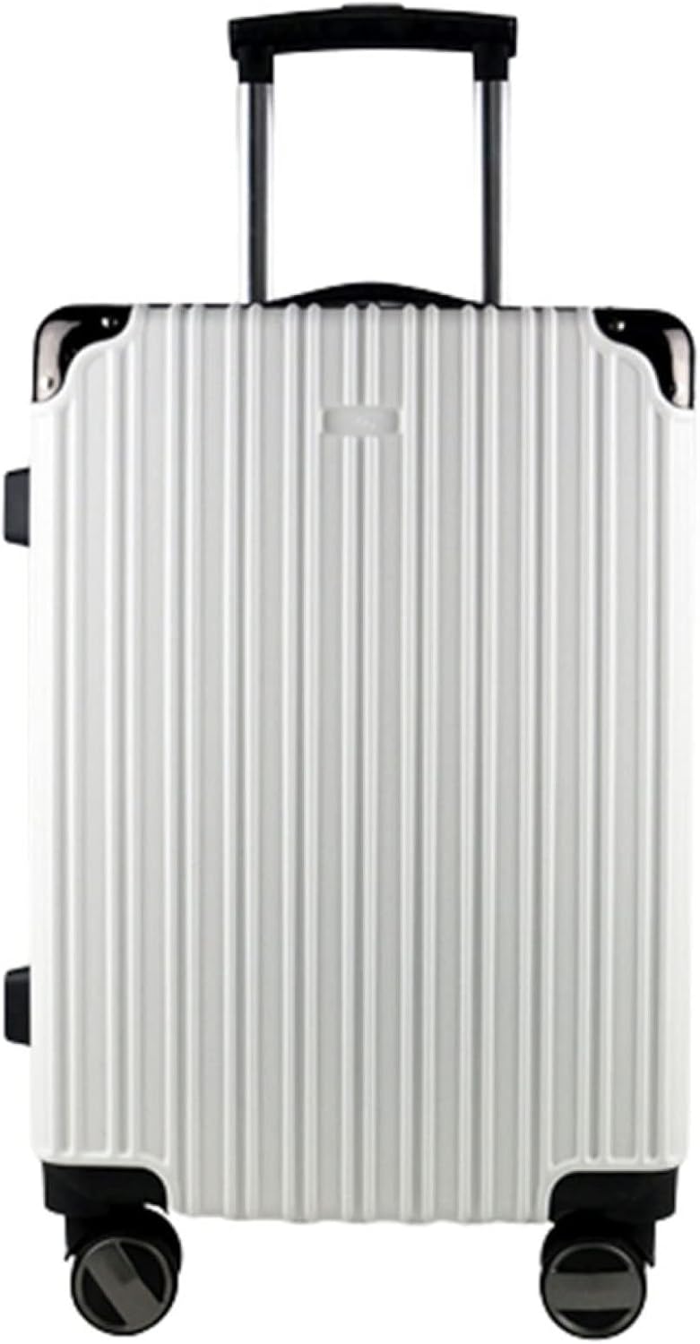 スーツケース キャリーケース 機内持ち込み 35L キャリーバッグ ファスナー式 超軽量 小型 耐衝撃 静音 ダブルキャスター 360度回転 旅行 ビジネス 出張 ホワイト Sサイズ（1-3泊）