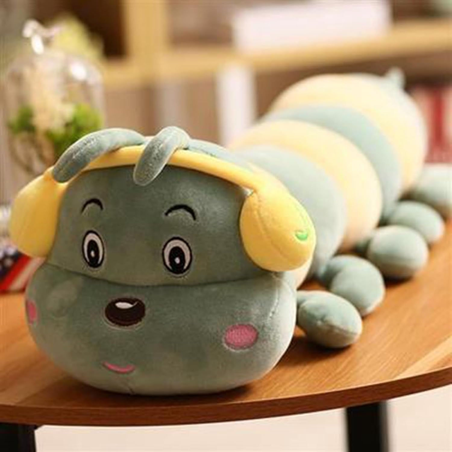 青虫ぬいぐるみ けむし 途轍も無い 座布団 抱きまくら 派手 長々しい 120糎 ロング 縫いぐるみ 添い寝枕 睡眠時間枕 ふんわり 癒しグッズ 気持ちいい ねむねむ 御芽出度 お見まい ご住み家用 こど