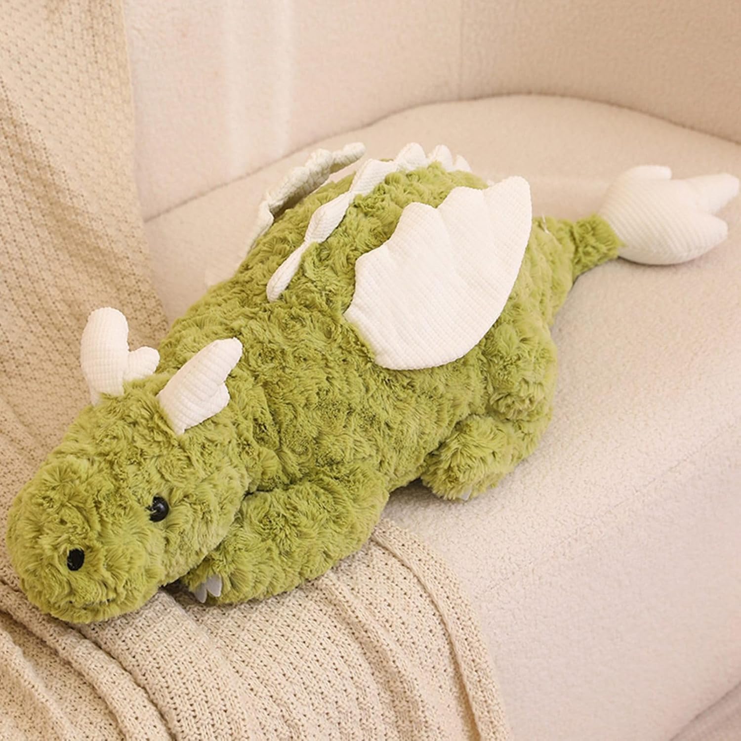 飛竜 抱き枕 ぬいぐるみ ドラゴン 90cm リアル 大きい 縫いぐるみ 寝かしつけ やわらか 特大クッション 翼竜 背当て 伏せる姿 もちもち かわいい 萌え 子供向け キッズ お誕生日 バースデー 7,282円