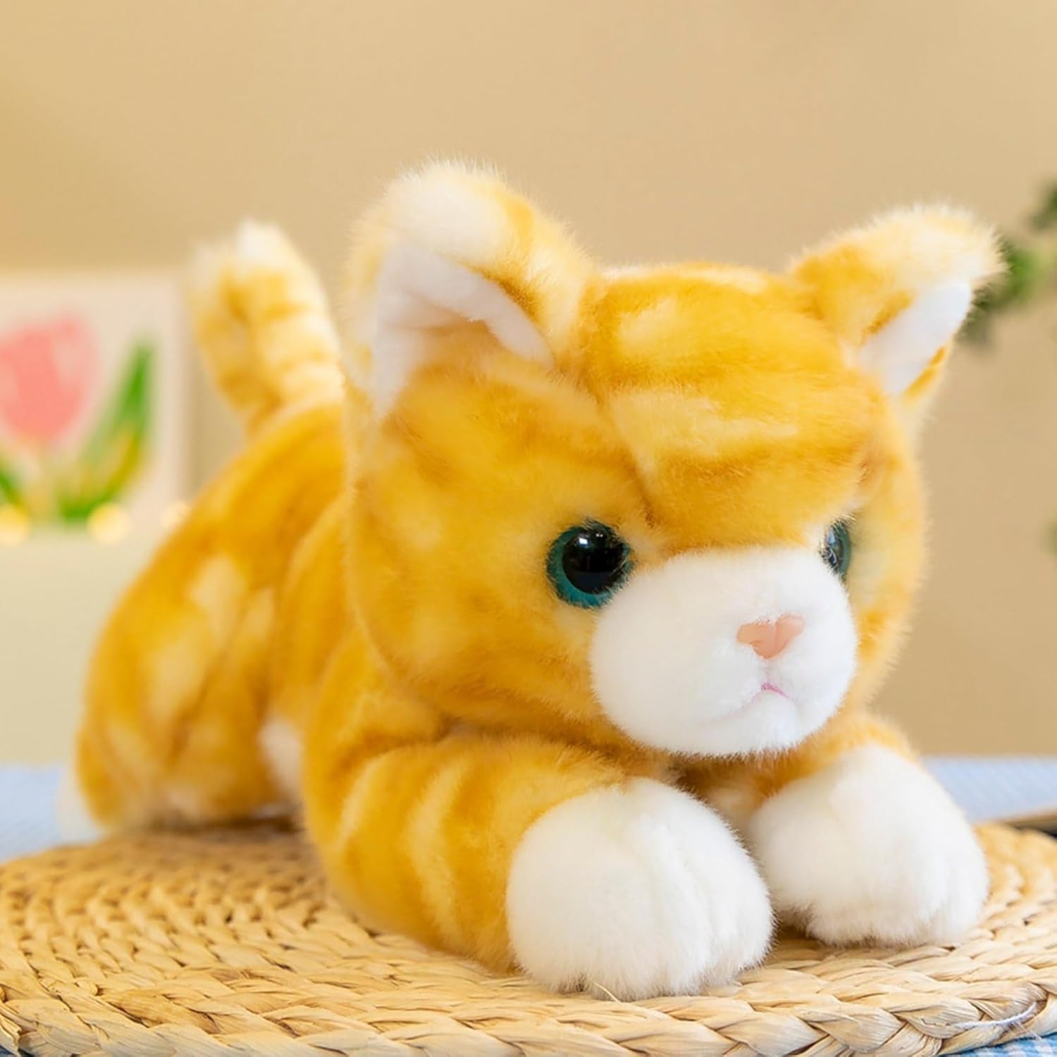 ネコぬいぐるみ 抱き枕 ねこ リアル かわいい 猫縫い包み 添い寝 玩具 伏せる姿 足枕 頭も支える 萌え萌え 置物 装飾品 ネムネム 50cm 赤ちゃん 子供 贈り物 結婚式 プレゼント バレンタイ